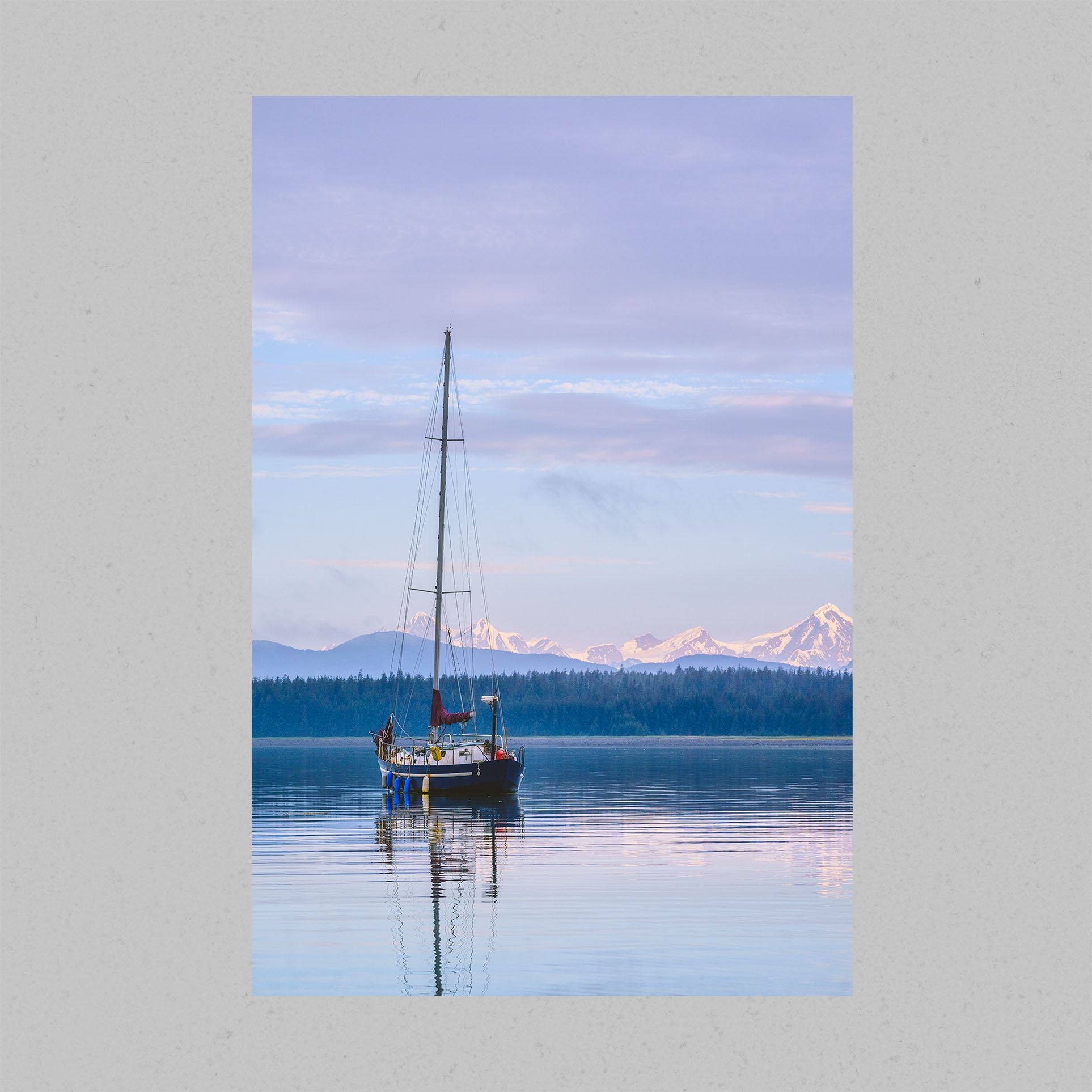Sailboat Reflection Print
