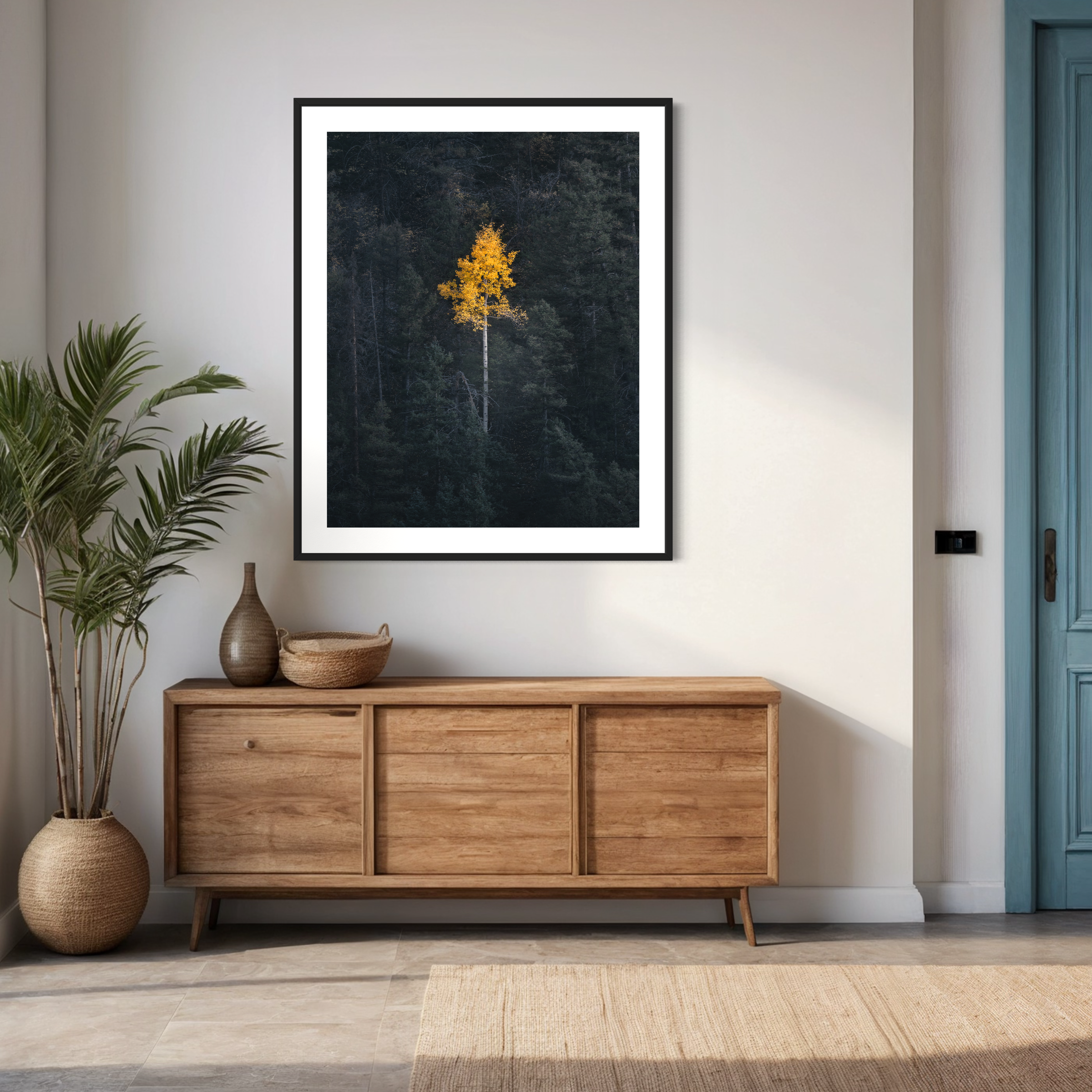 Lone Aspen Tree Print