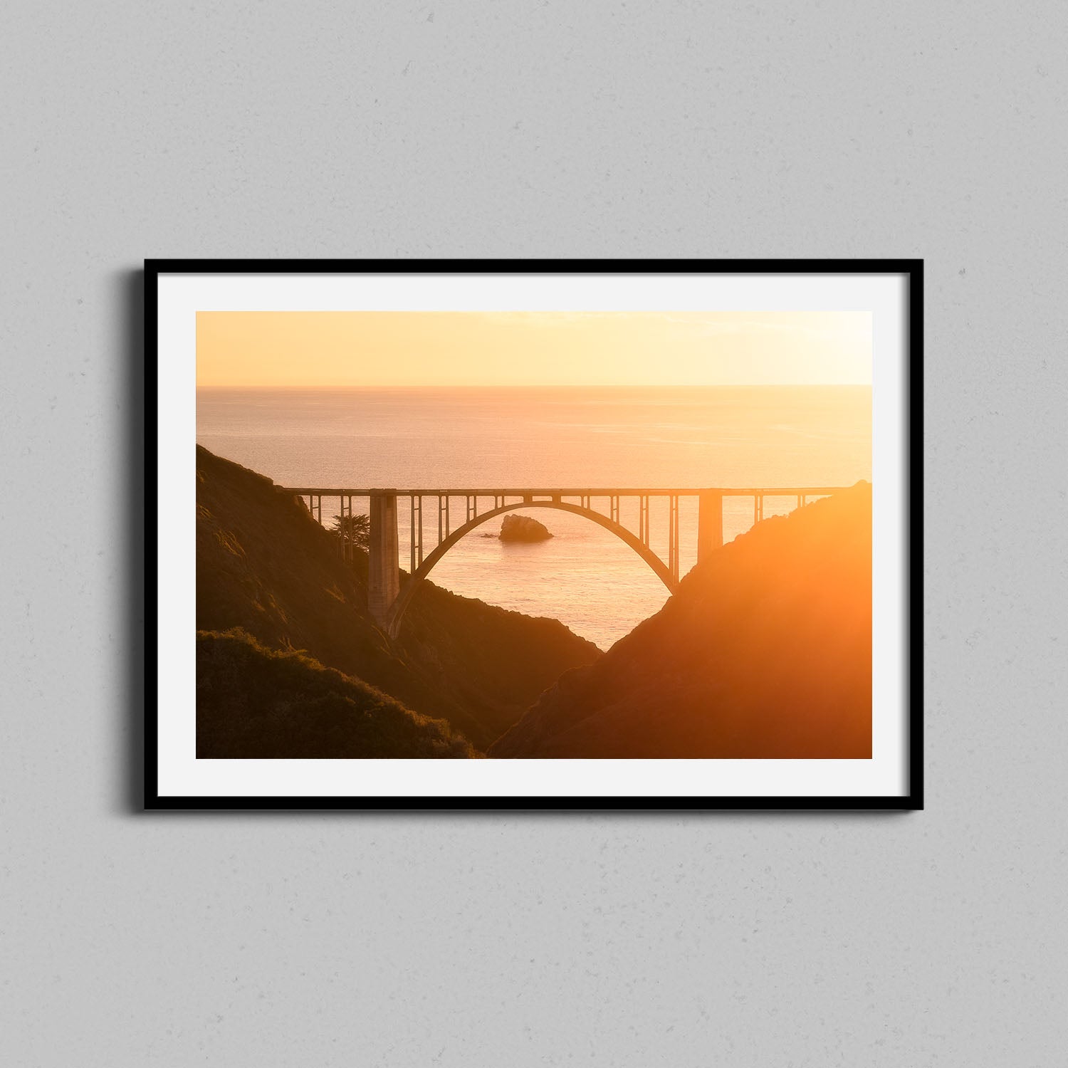 Bixby Bridge Sunset Print