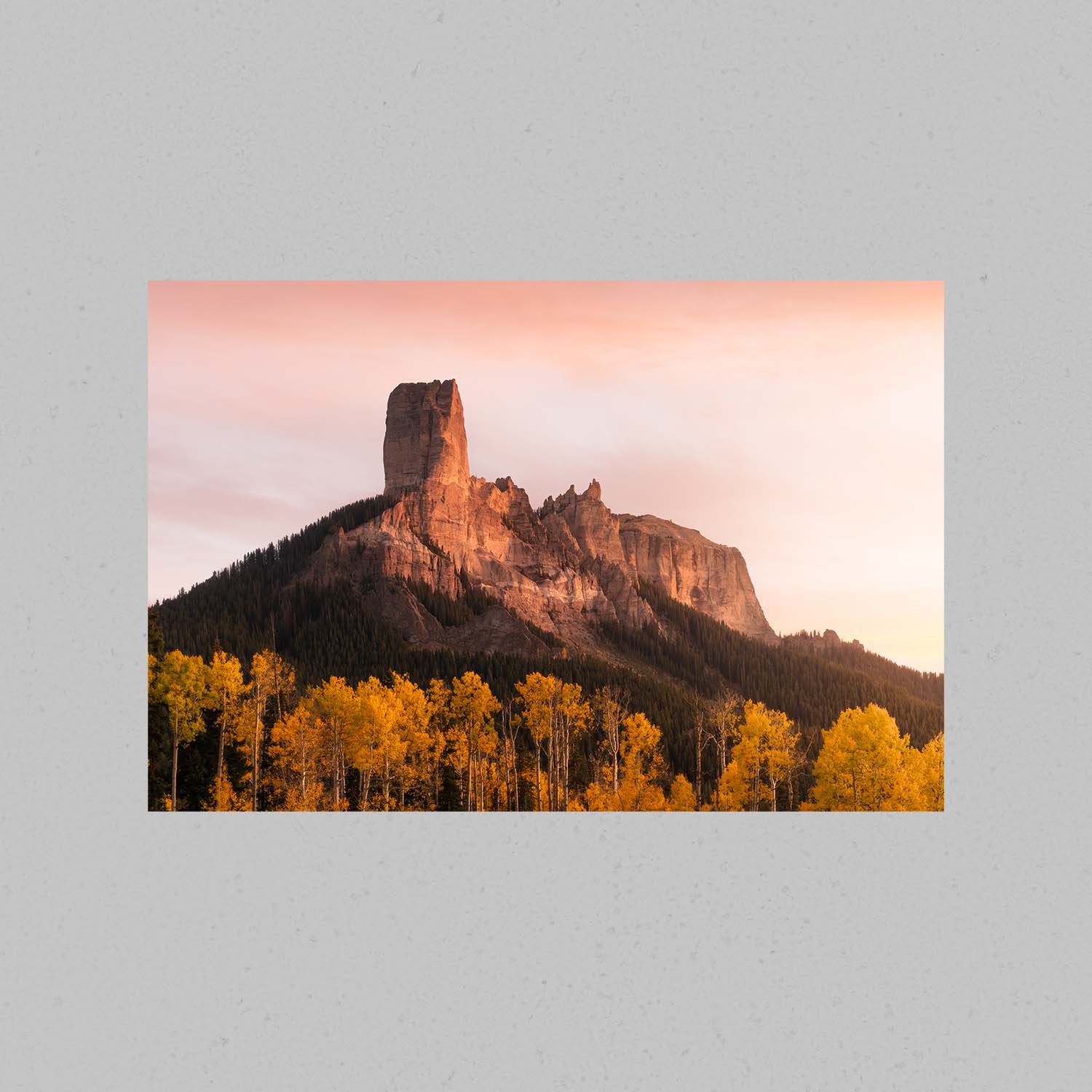 Chimney Rock Sunset Print