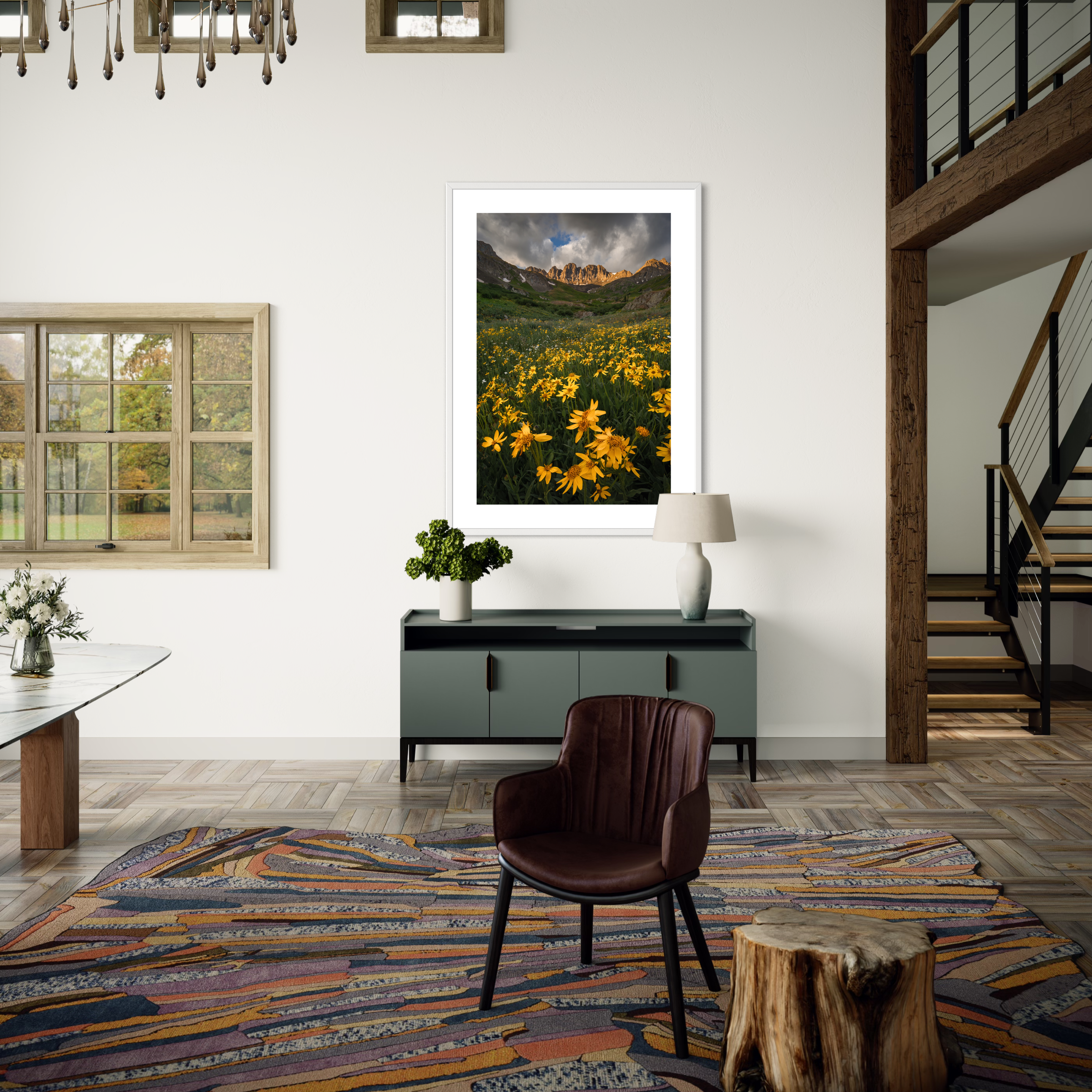 American Basin Wildflowers Print