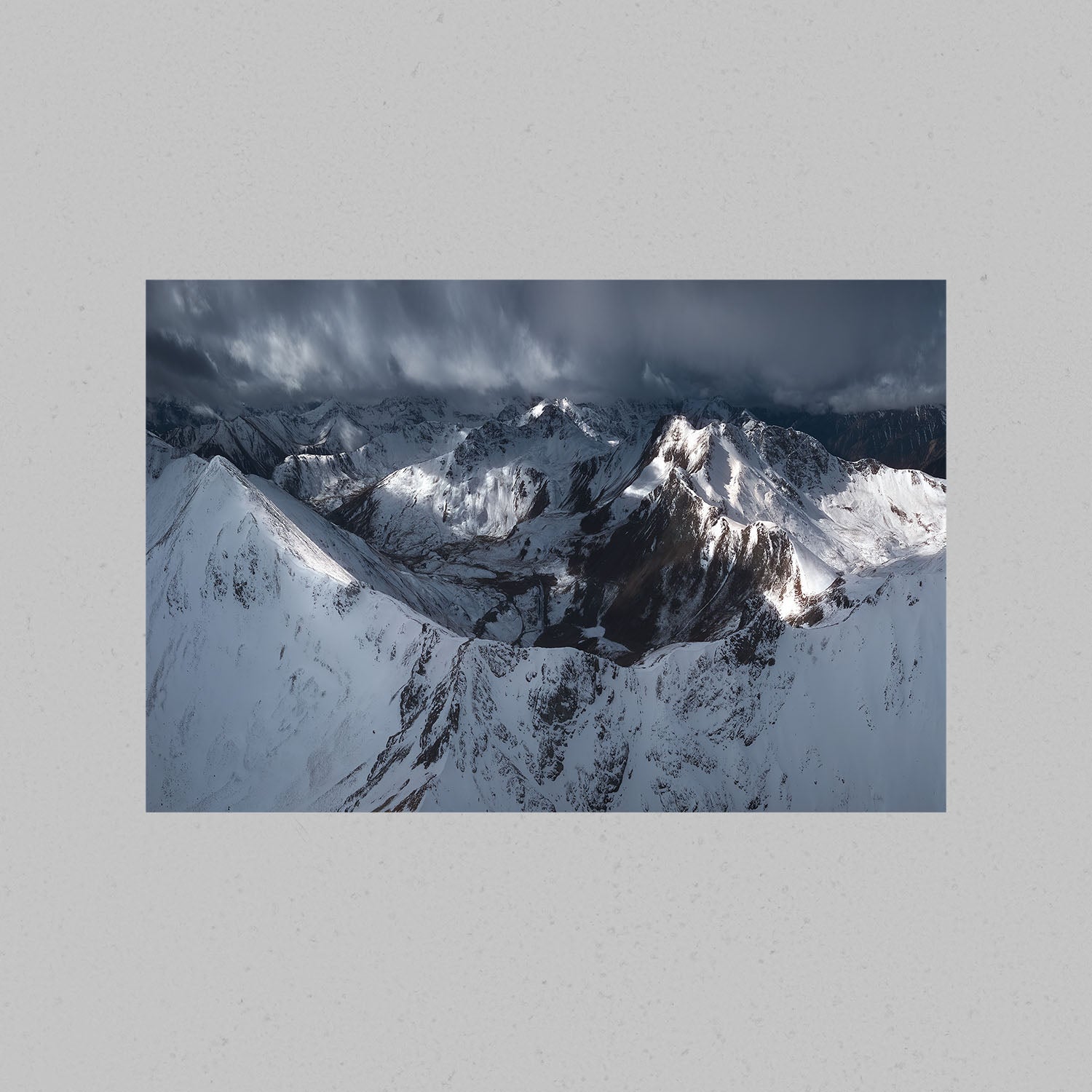 Colorado Winter Aerial Print