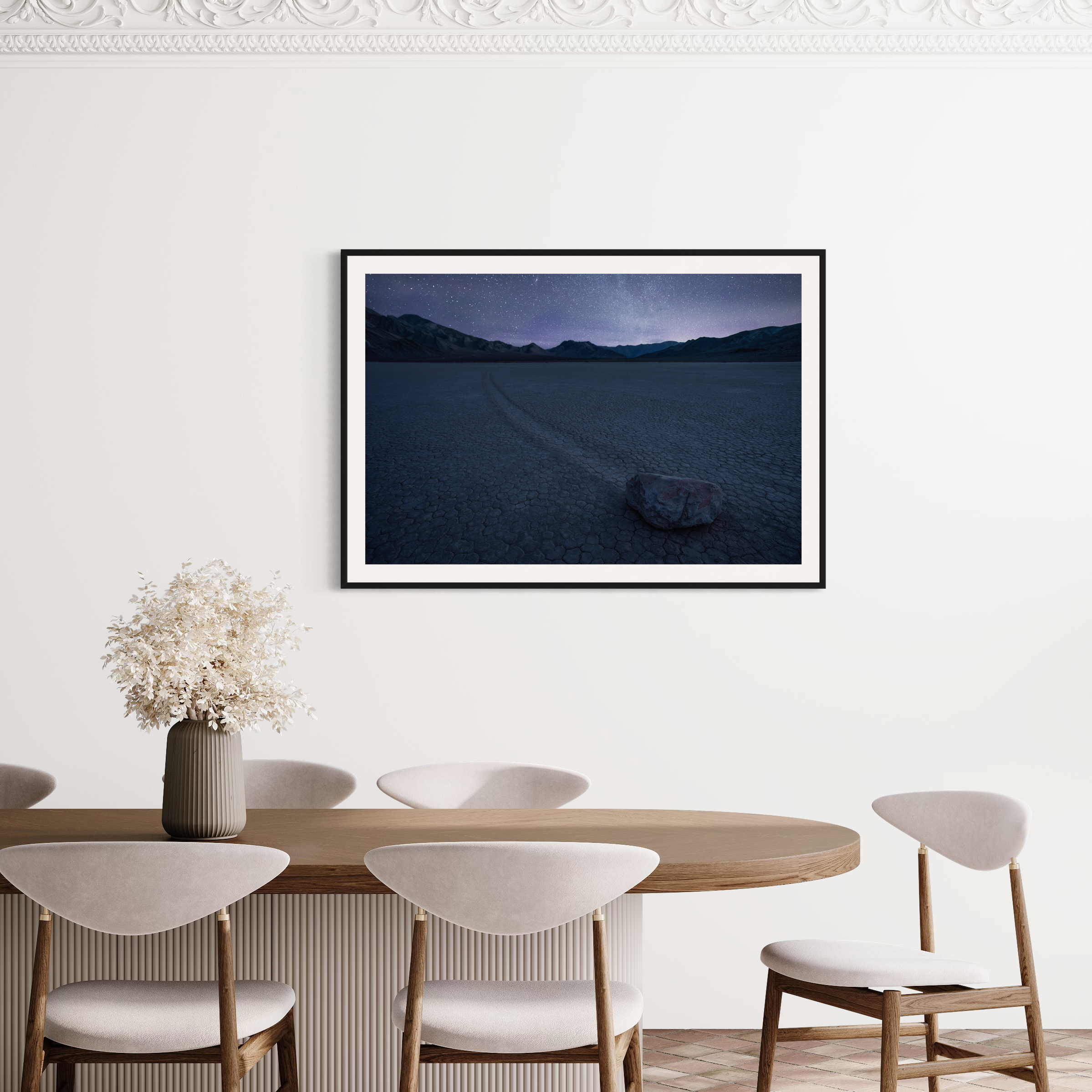 Death Valley Sailing Stone Night Print