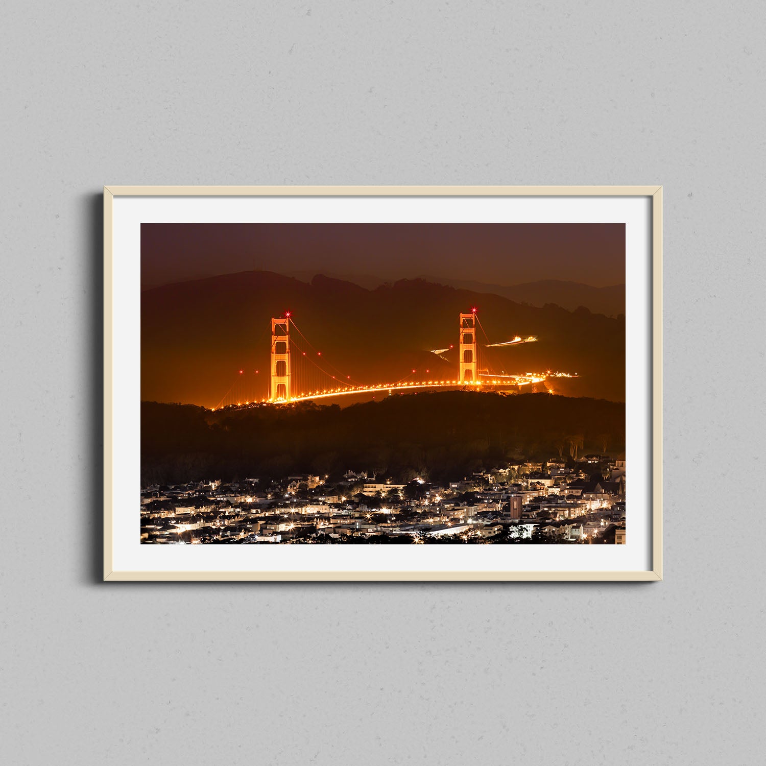 Golden Gate From Twin Peaks Print