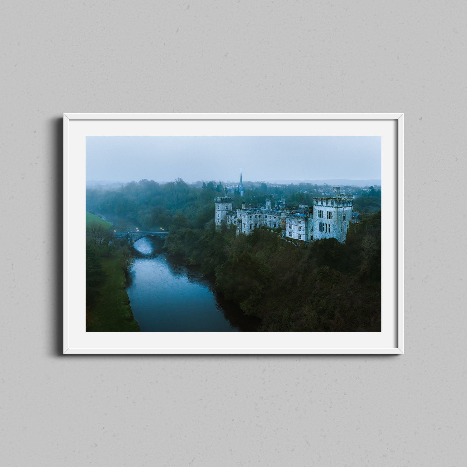 Lismore Castle and River Blackwater Ireland Print