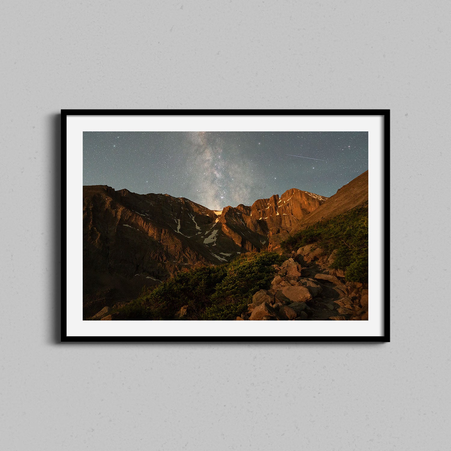 Longs Peak Night Sky Print