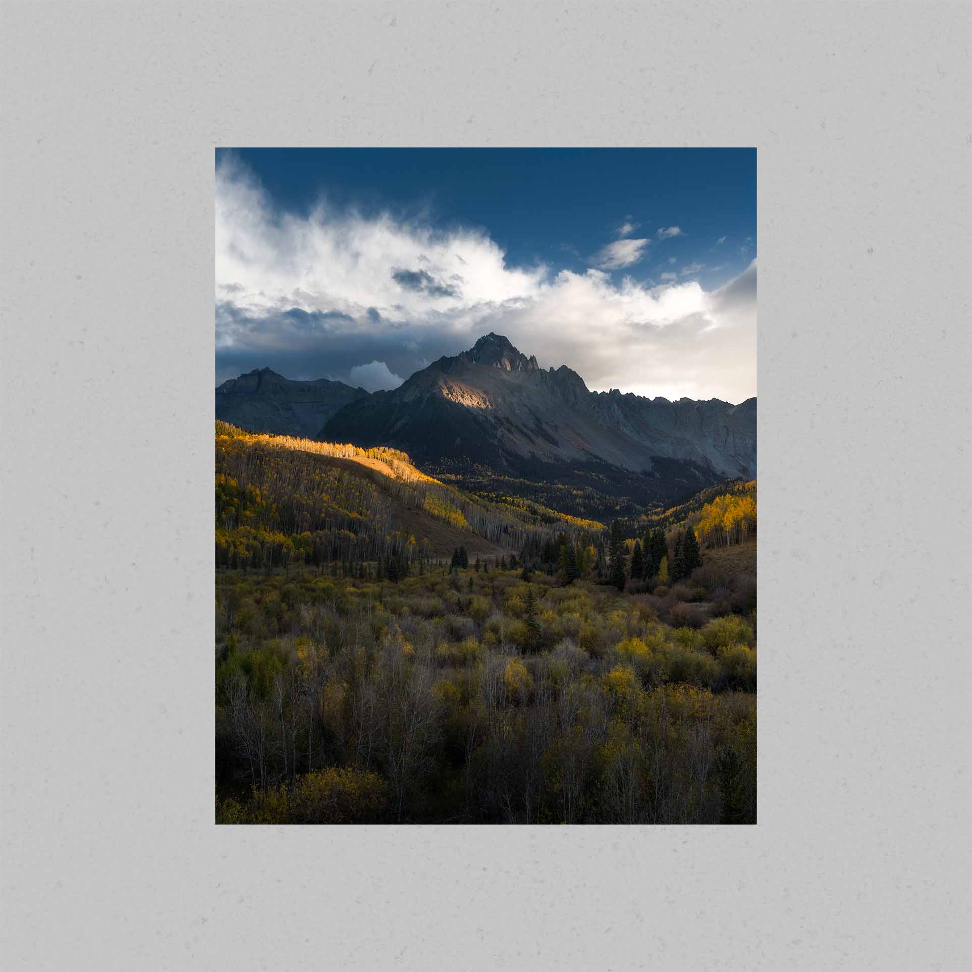 Mount Sneffels Storm Print