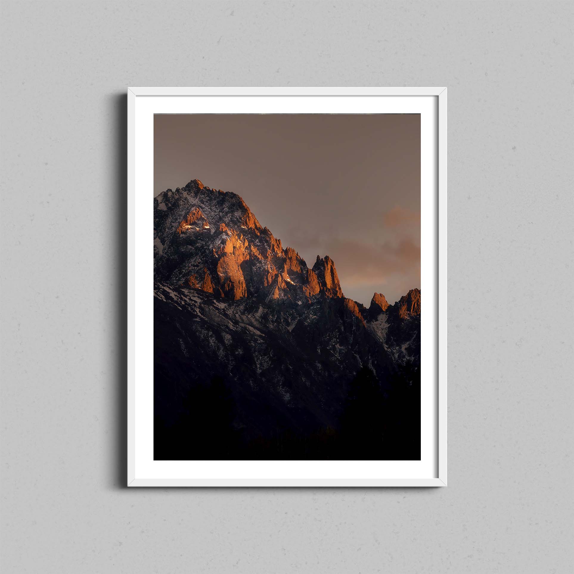 Mount Sneffels Sunset Light Print