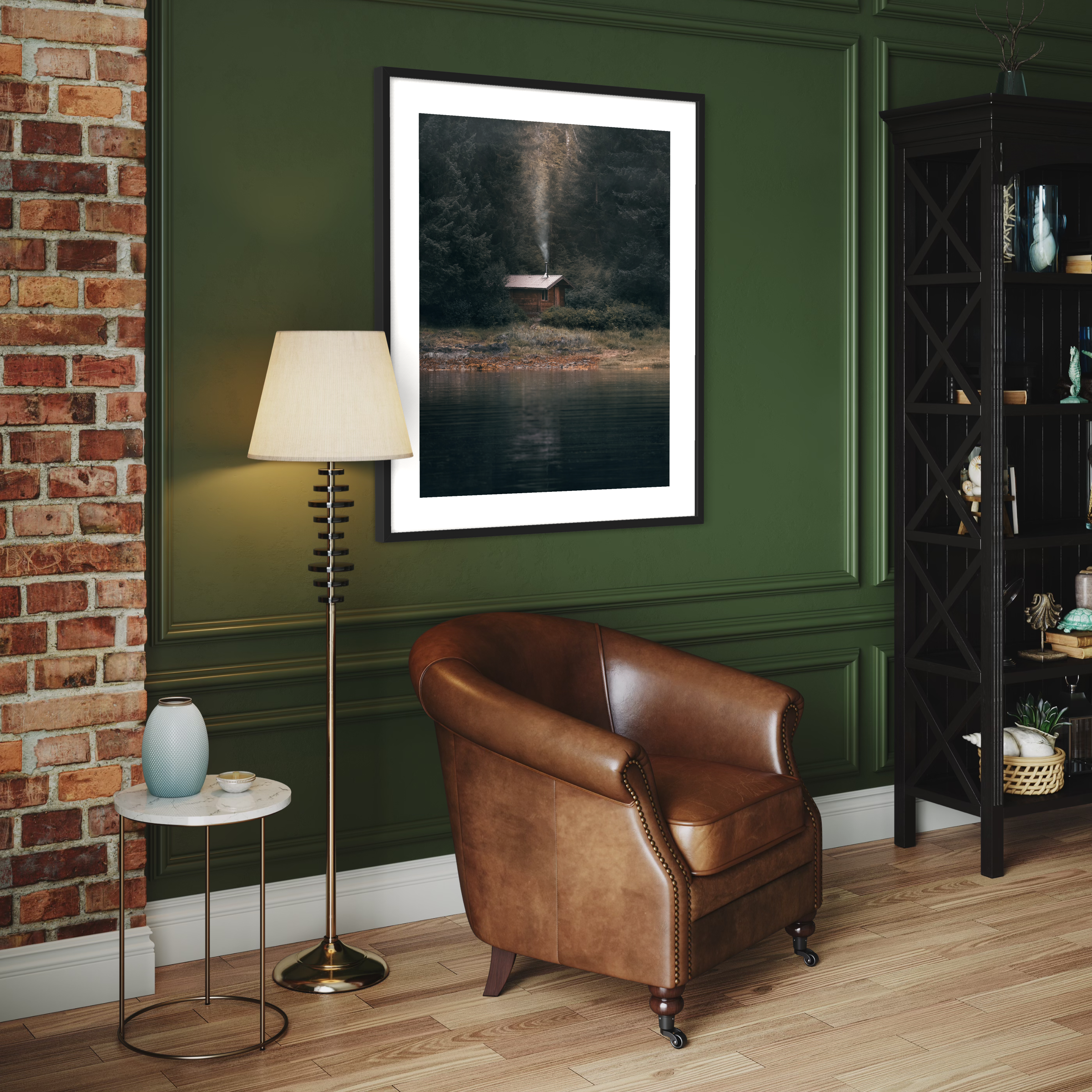 Cozy Alaska Cabin Print