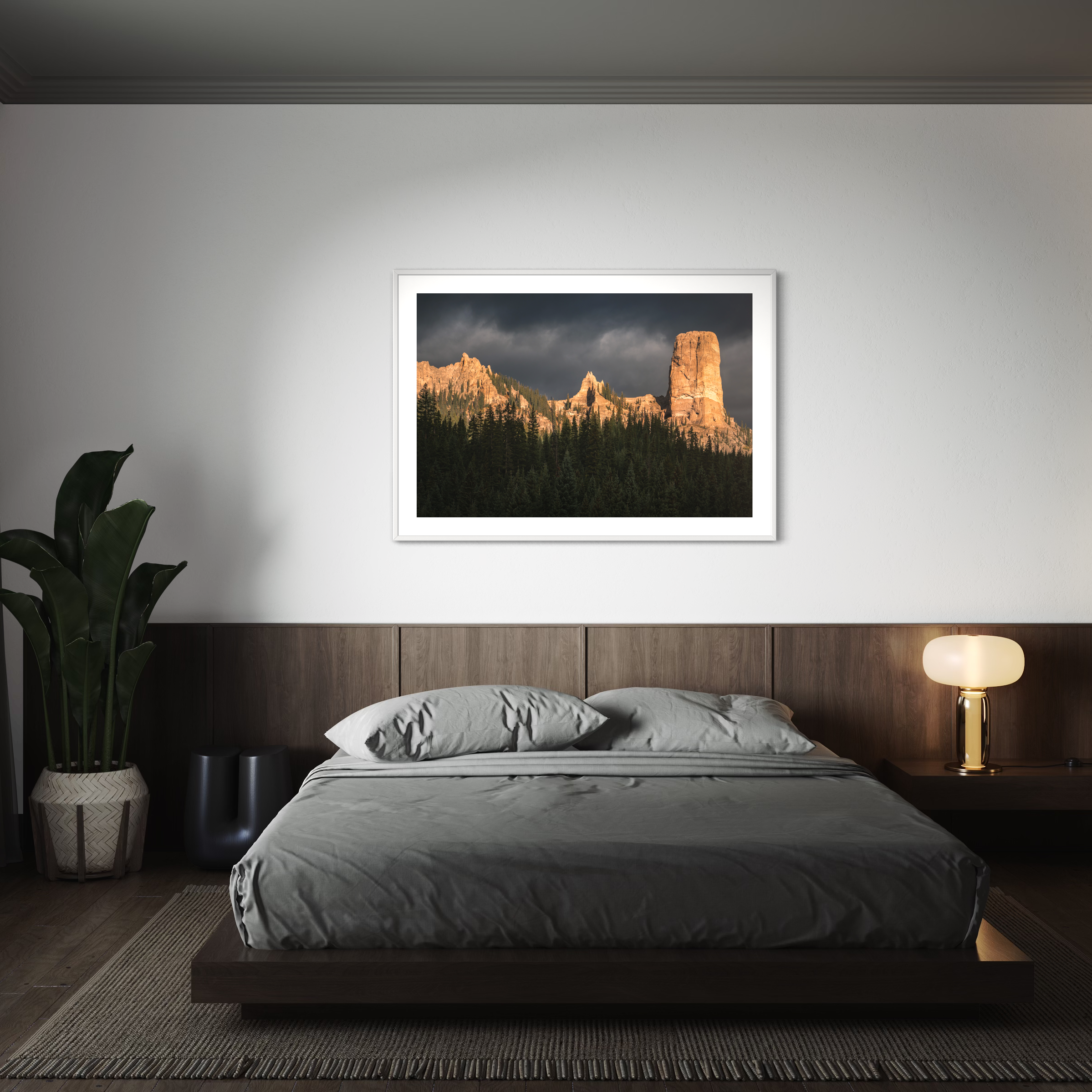 Chimney Rock Sunrise Print
