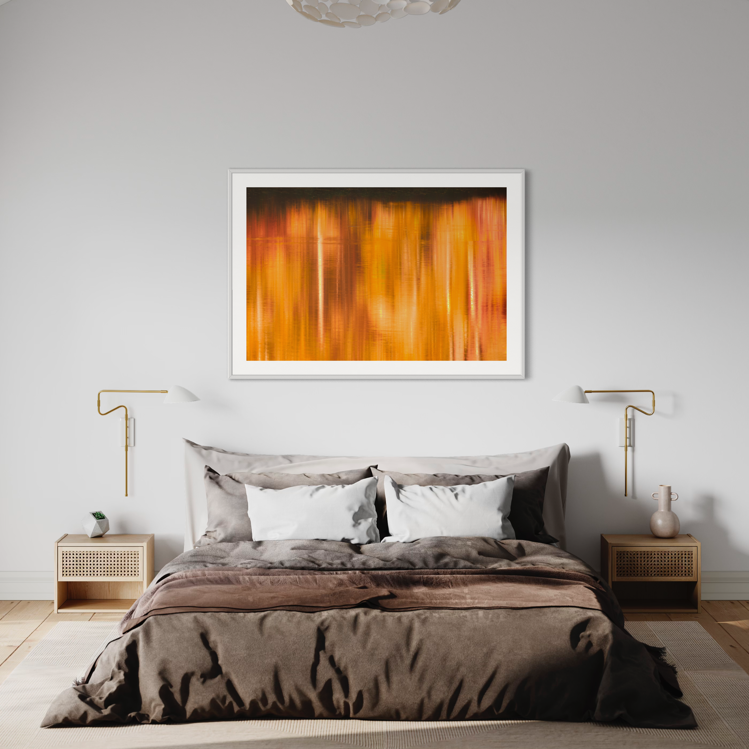 Abstract Autumn Reflection