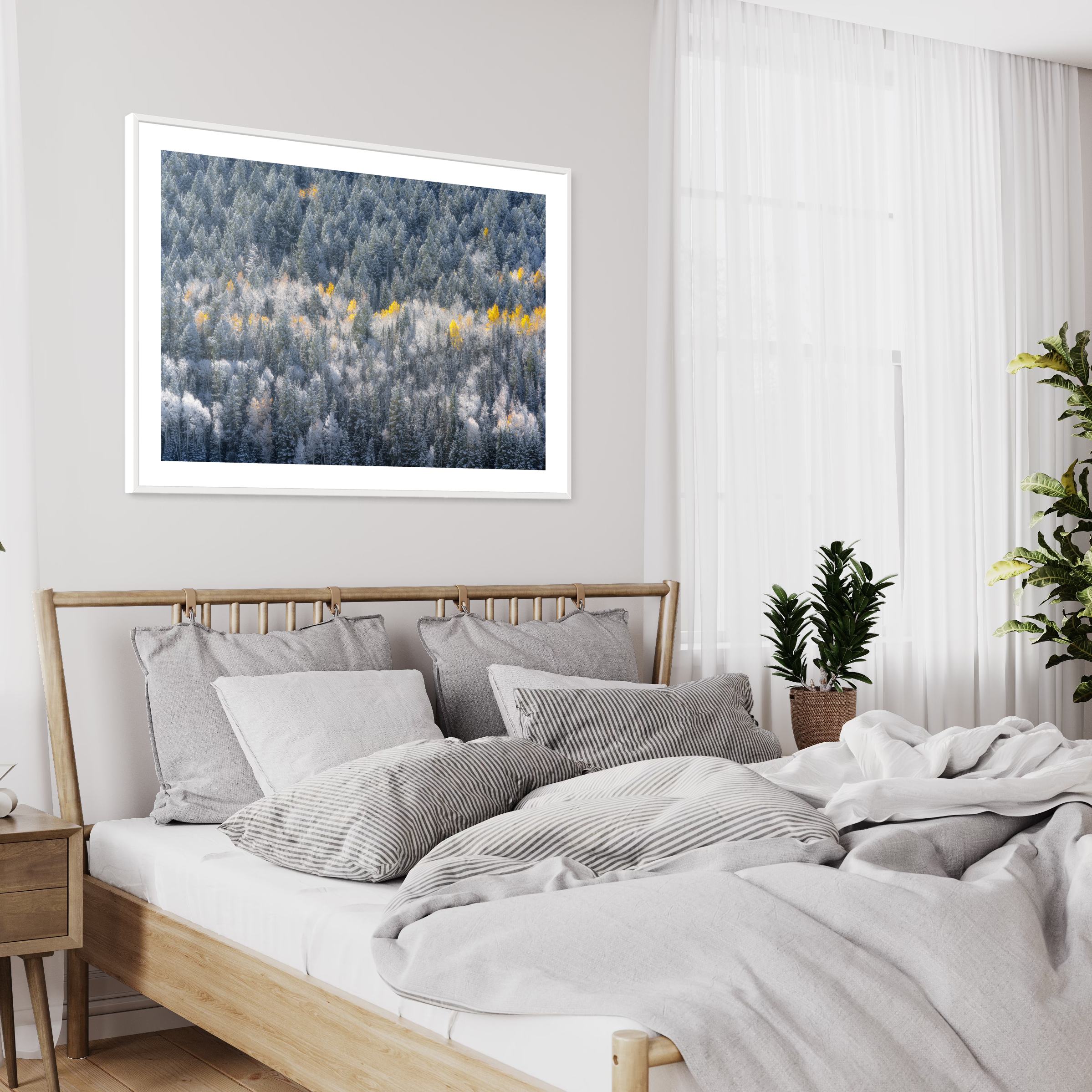 Winter and Fall Collide Print