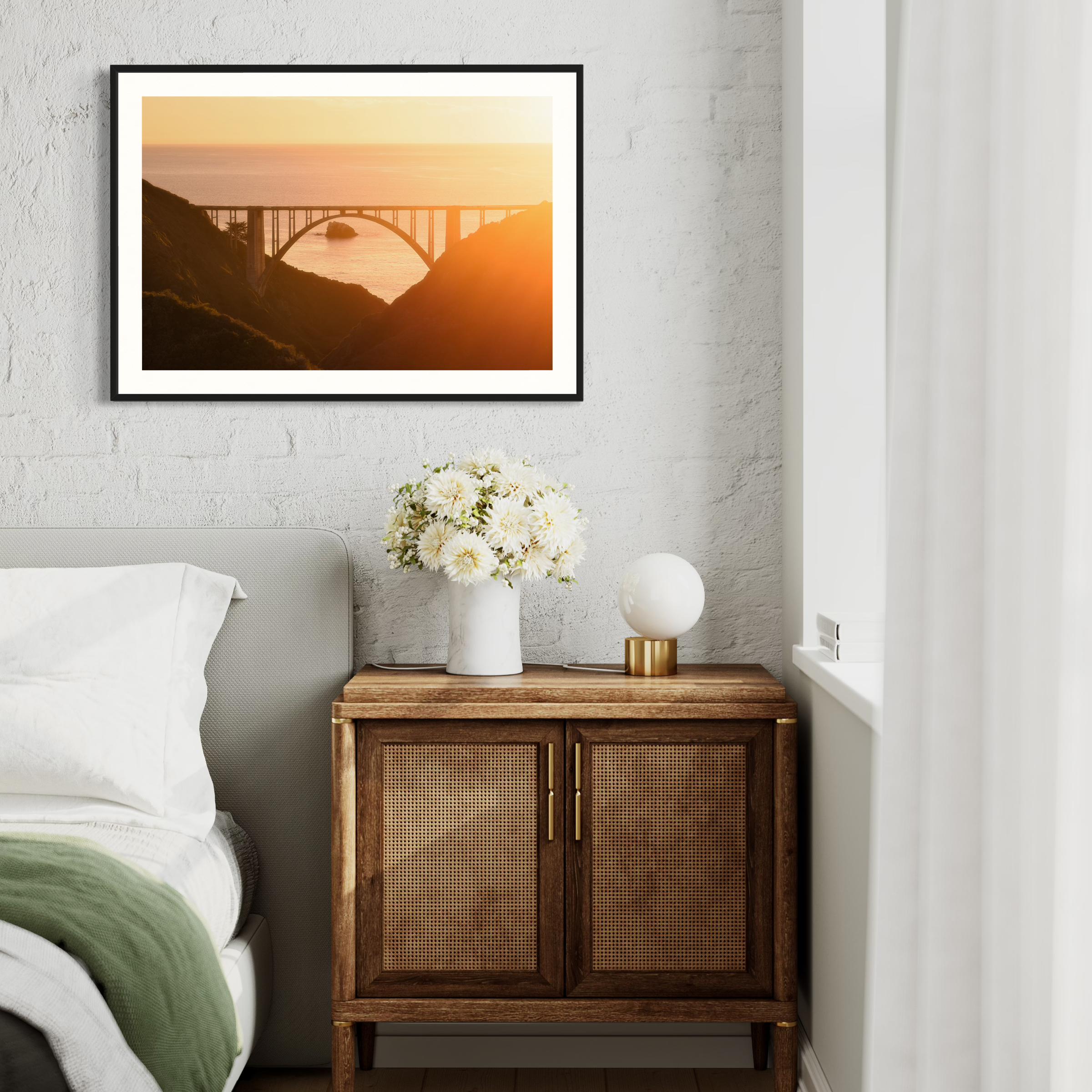 Bixby Bridge Sunset Print