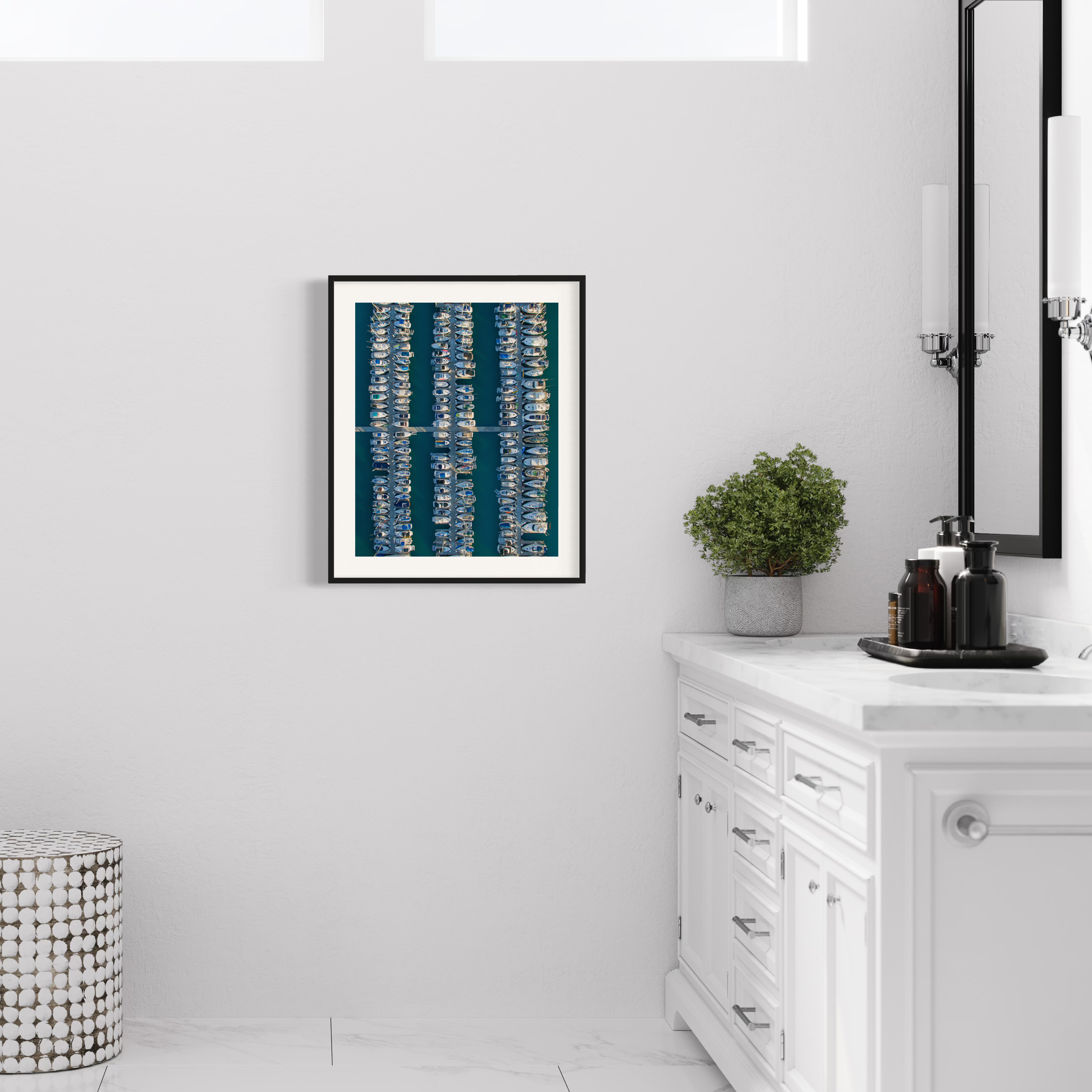 Dana Point Harbor Aerial Print