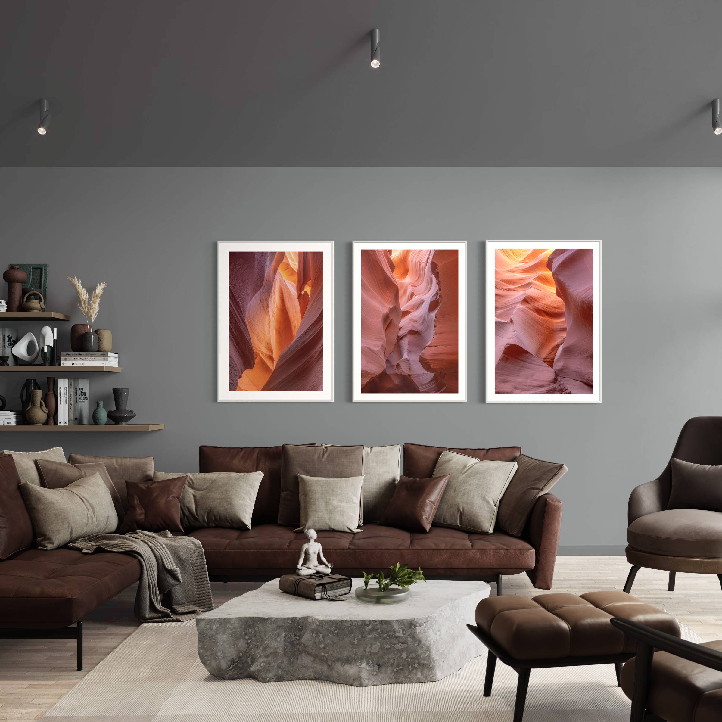 Antelope Canyon Triptych Prints