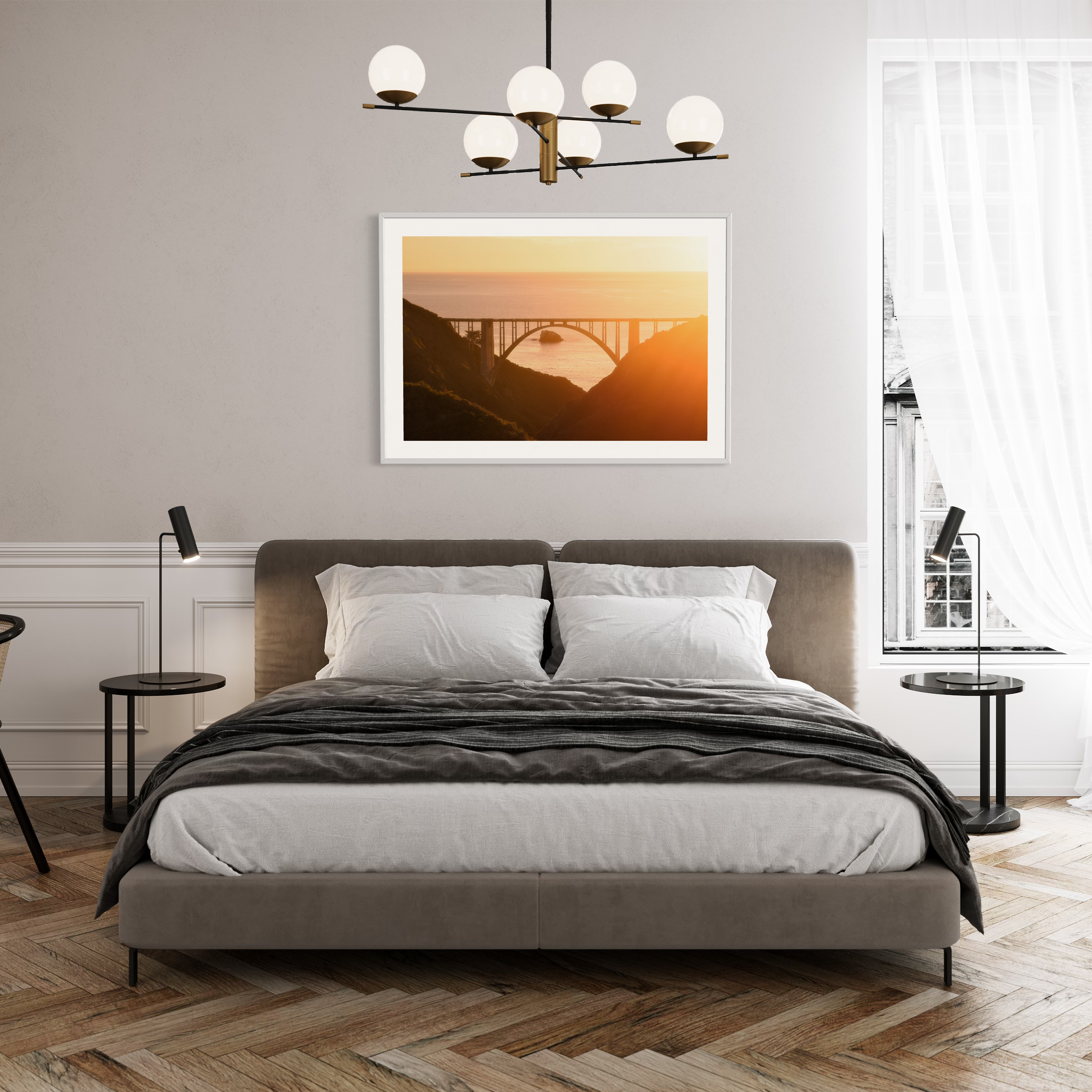 Bixby Bridge Sunset Print