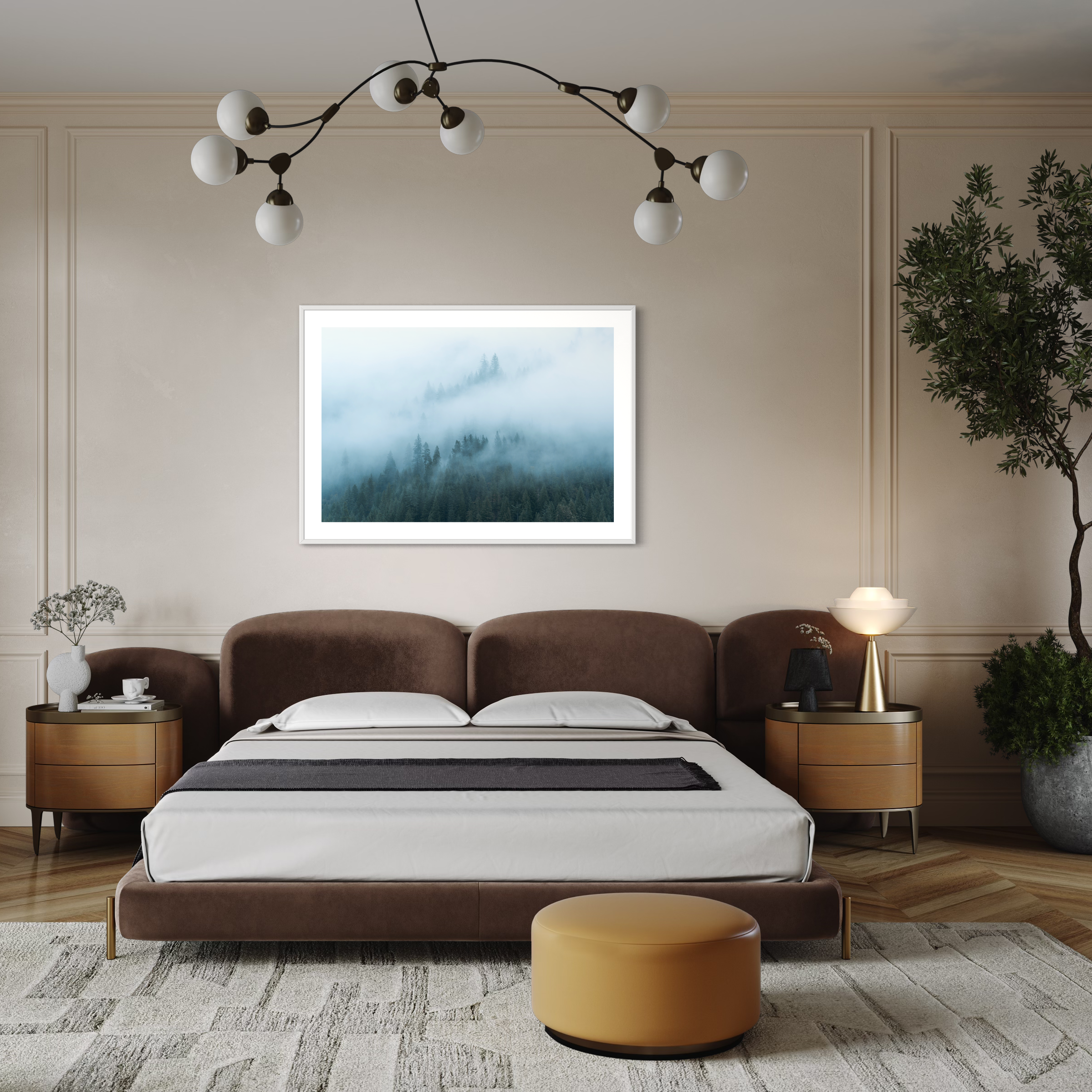 Foggy Redwoods Print