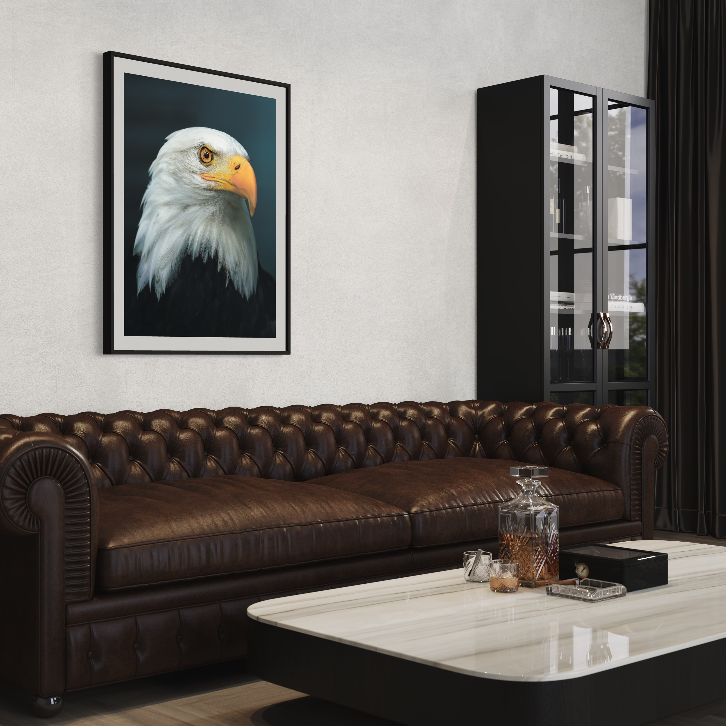 Bald Eagle Portrait Print