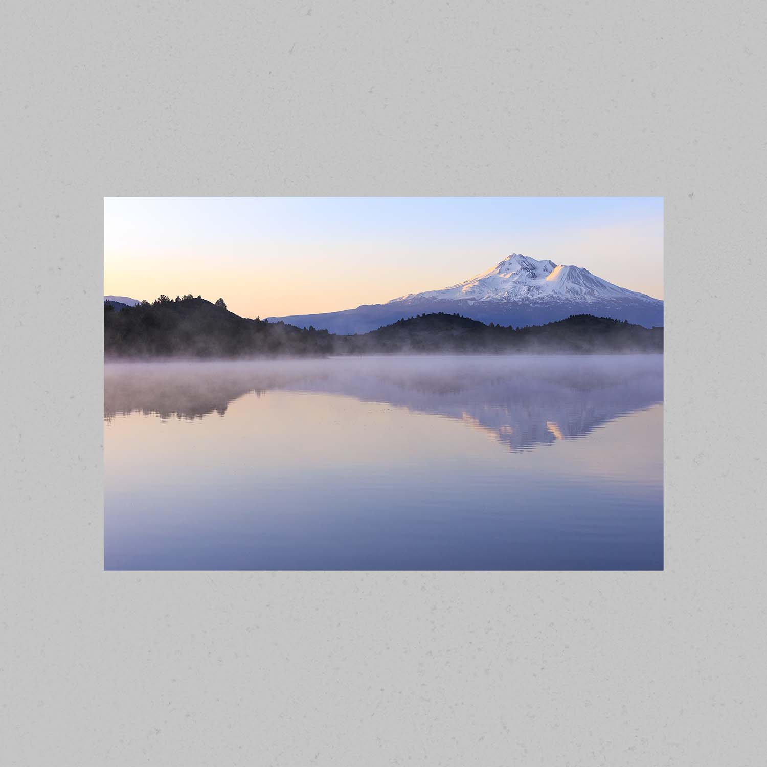 Mount Shasta Reflection Print