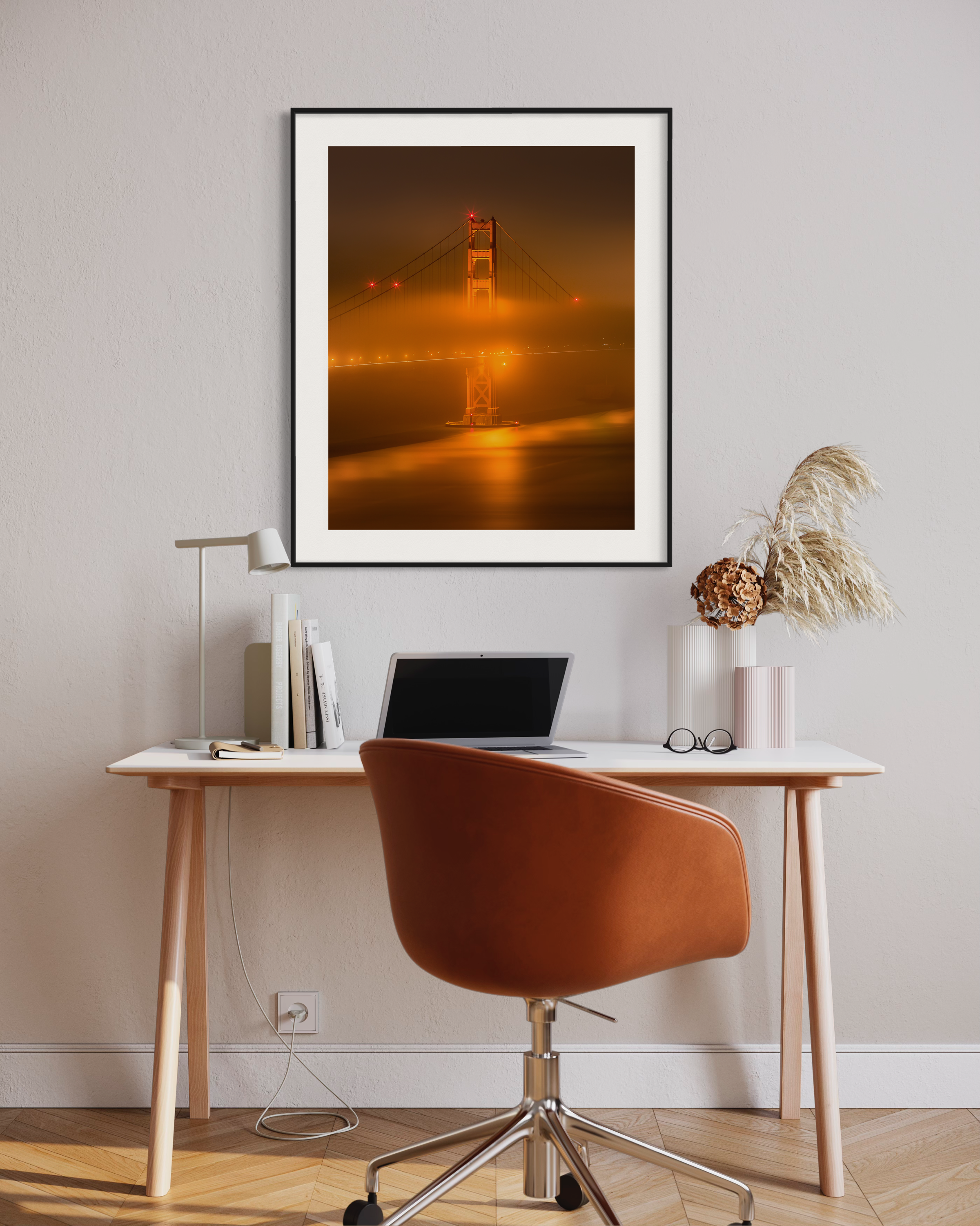 Glowing Gate Bridge Print