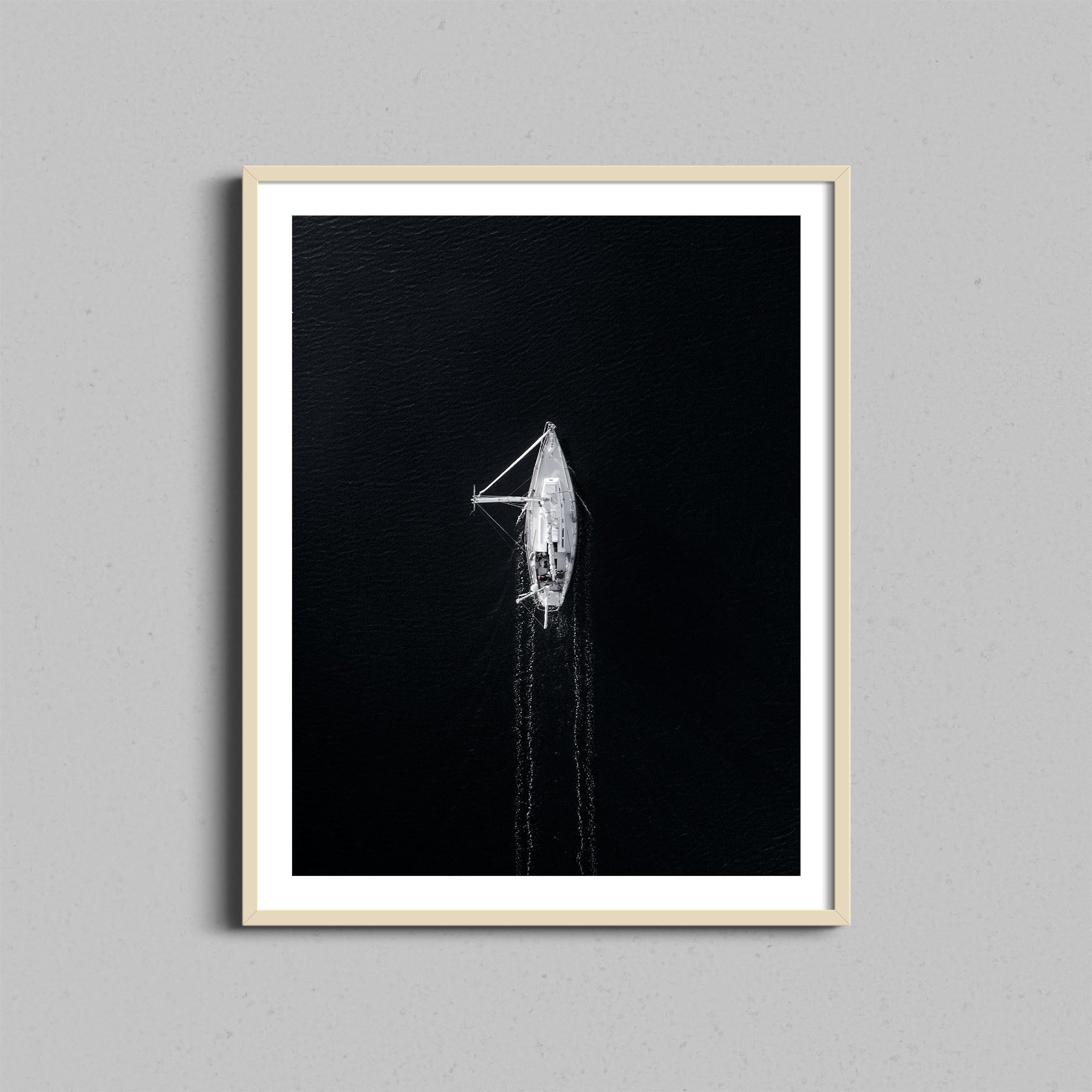 Aerial Sailboat Print