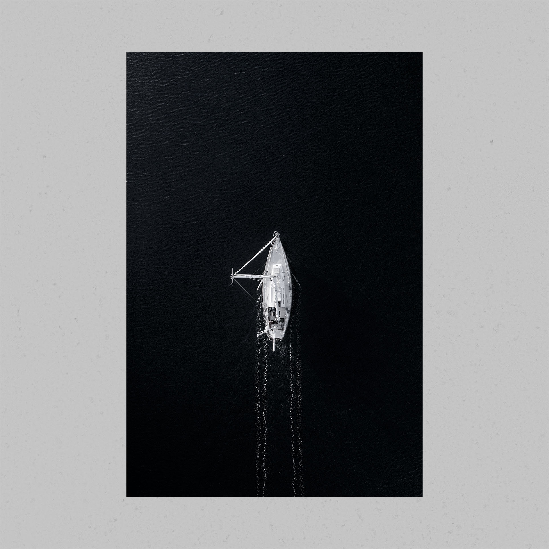 Aerial Sailboat Print