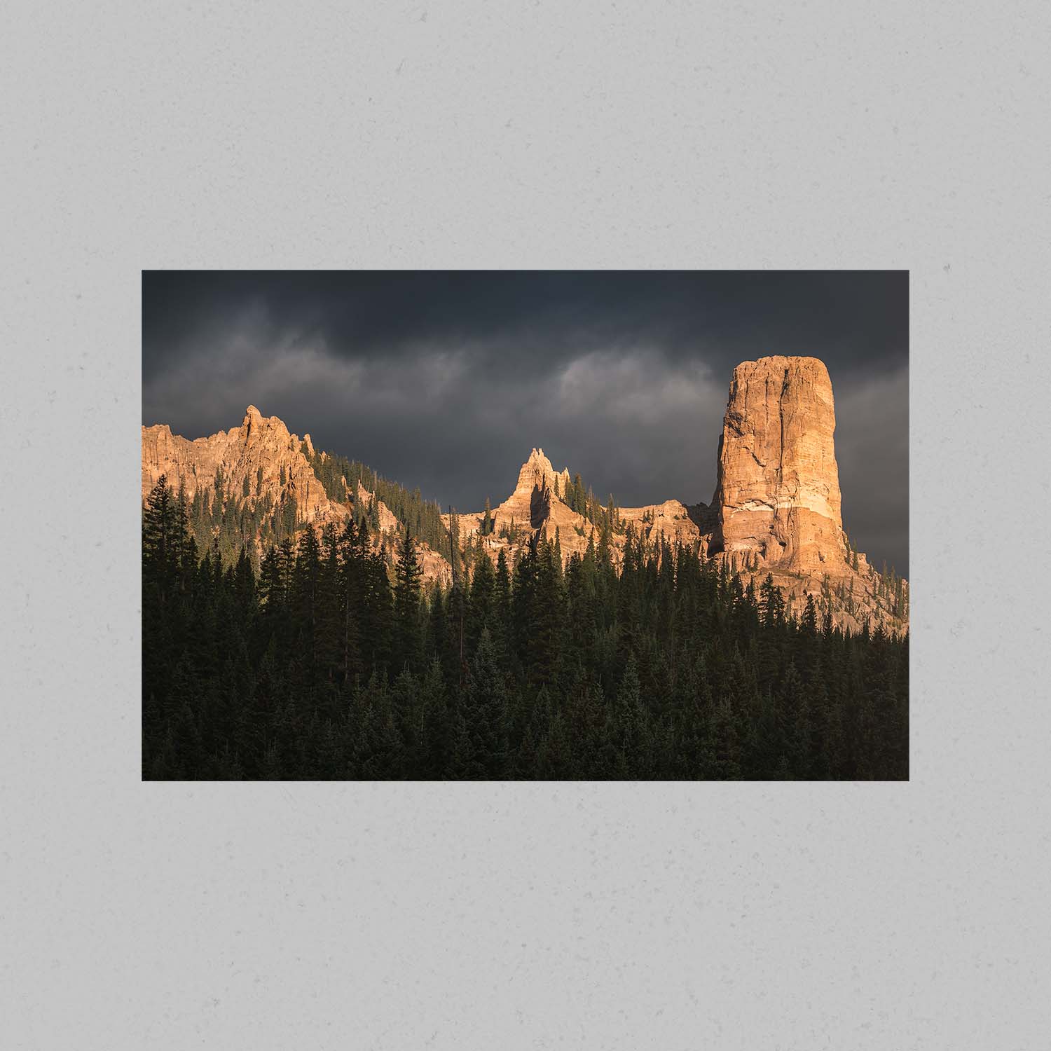 Chimney Rock Sunrise Print