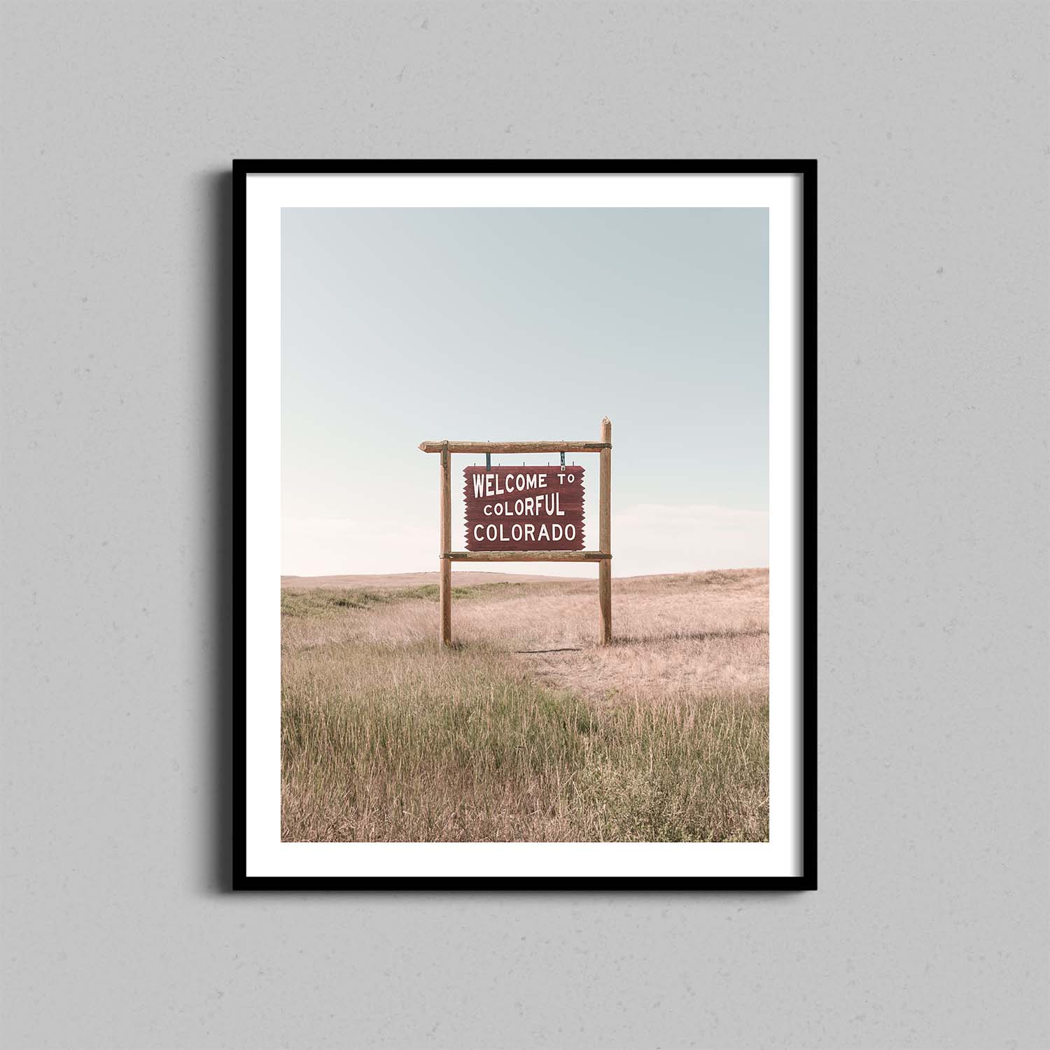 Colorado Welcome Sign Print