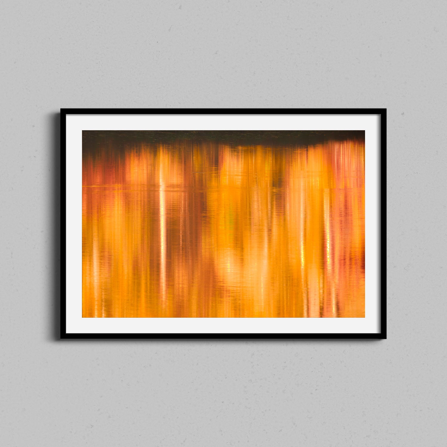 Abstract Autumn Reflection Print