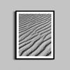 Abstract Sand Dunes Black and White Print