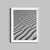 Abstract Sand Dunes Black and White Print