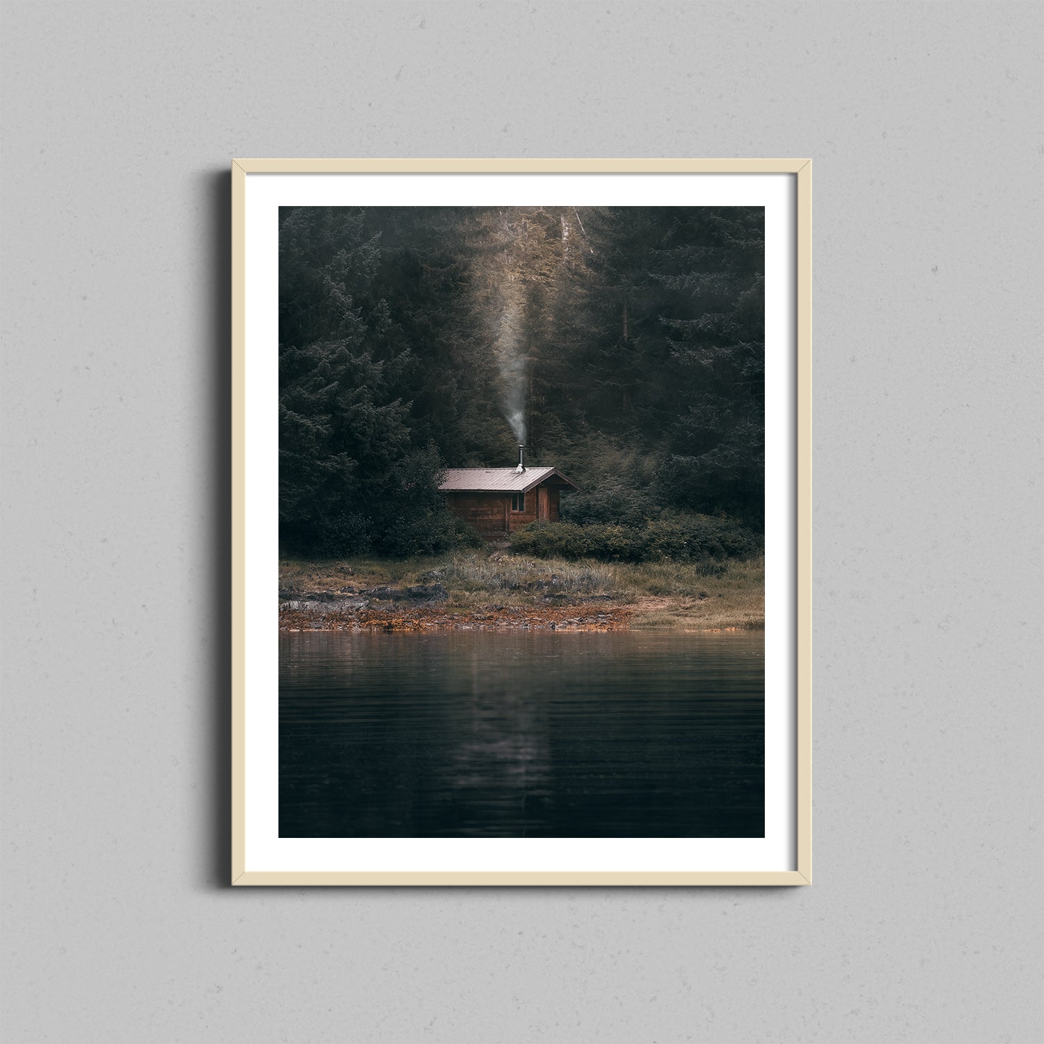 Cozy Alaska Cabin Print