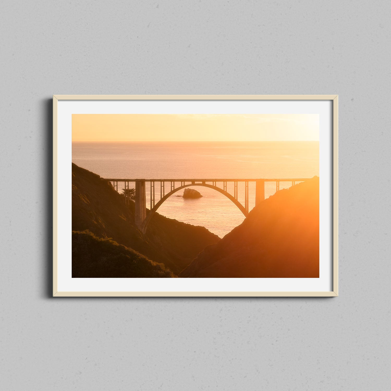 Bixby Bridge Sunset Print