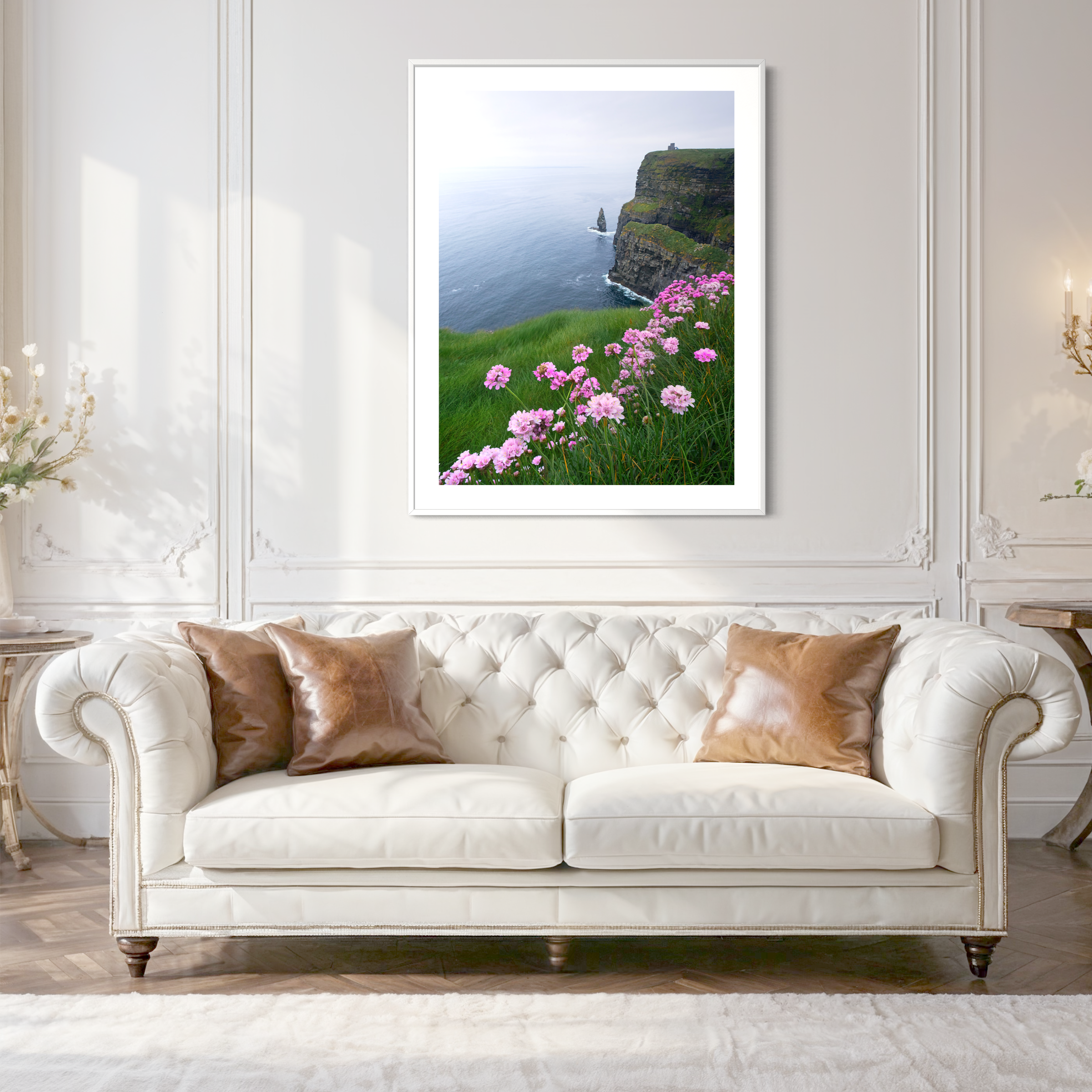 Cliffs of Moher Flowers Print