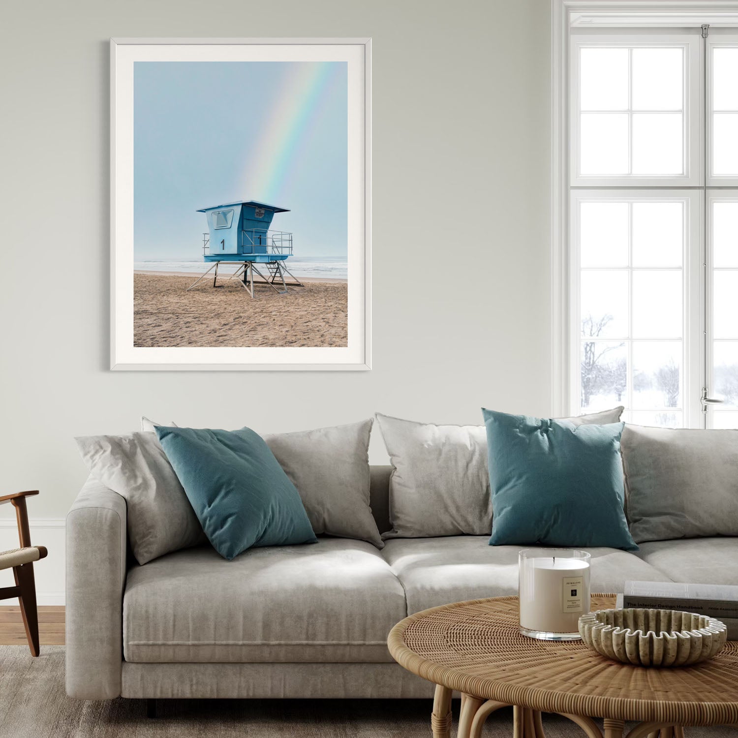 Rainbow Lifeguard Tower, Southern California