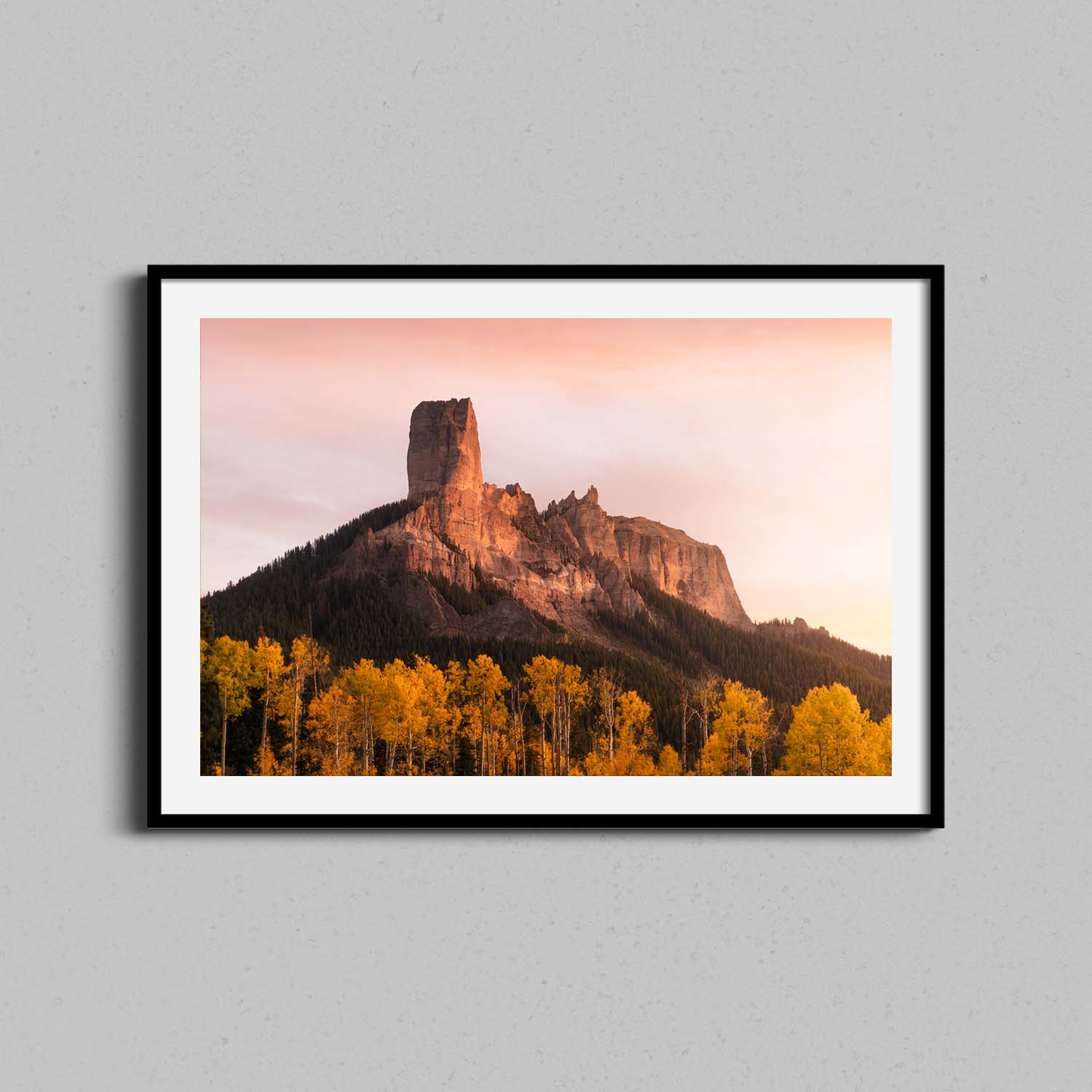 Chimney Rock Sunset Print