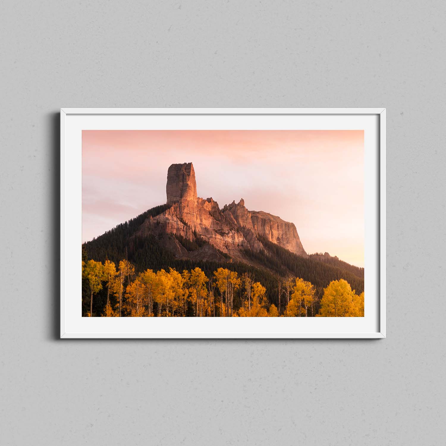 Chimney Rock Sunset Print