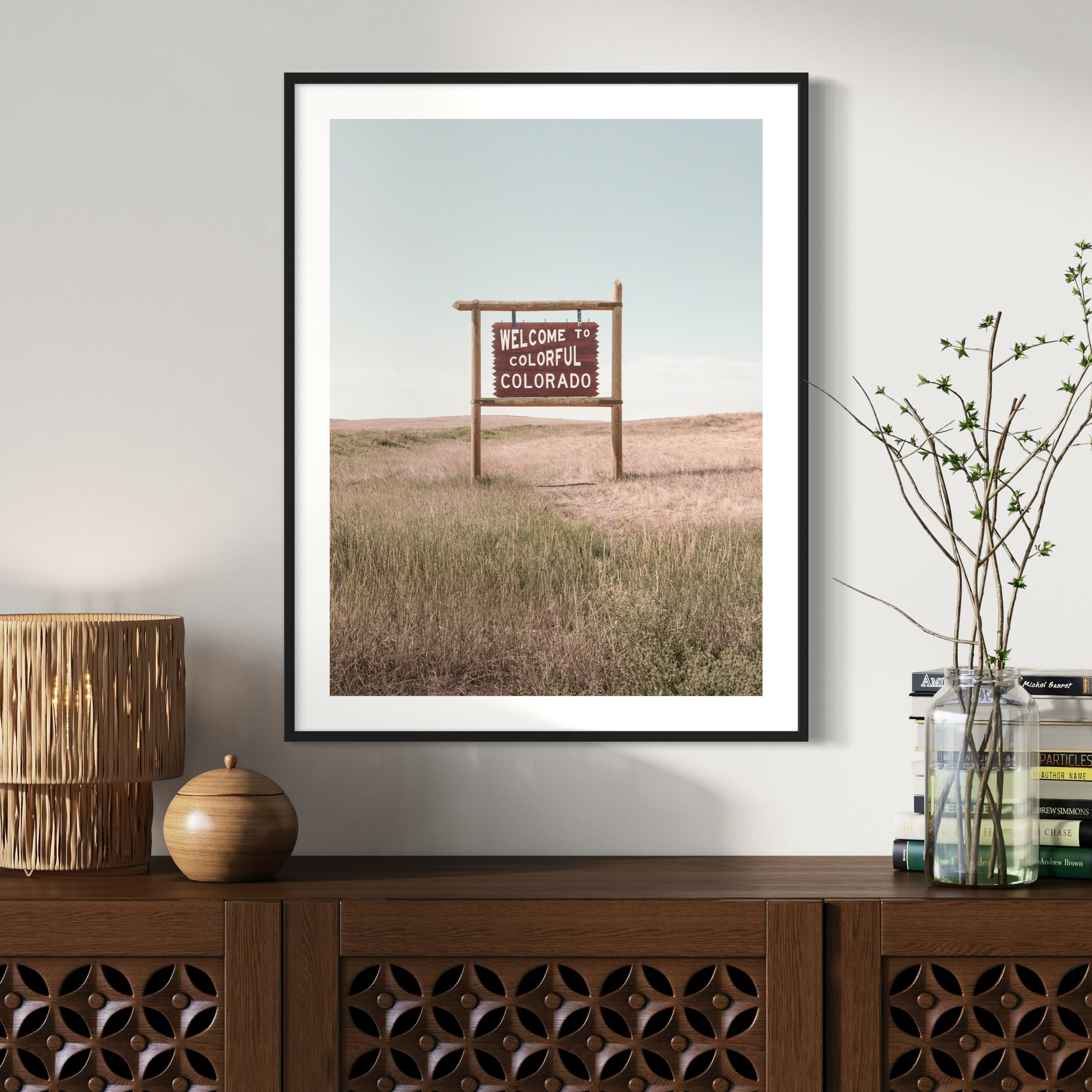 Colorado Welcome Sign Print