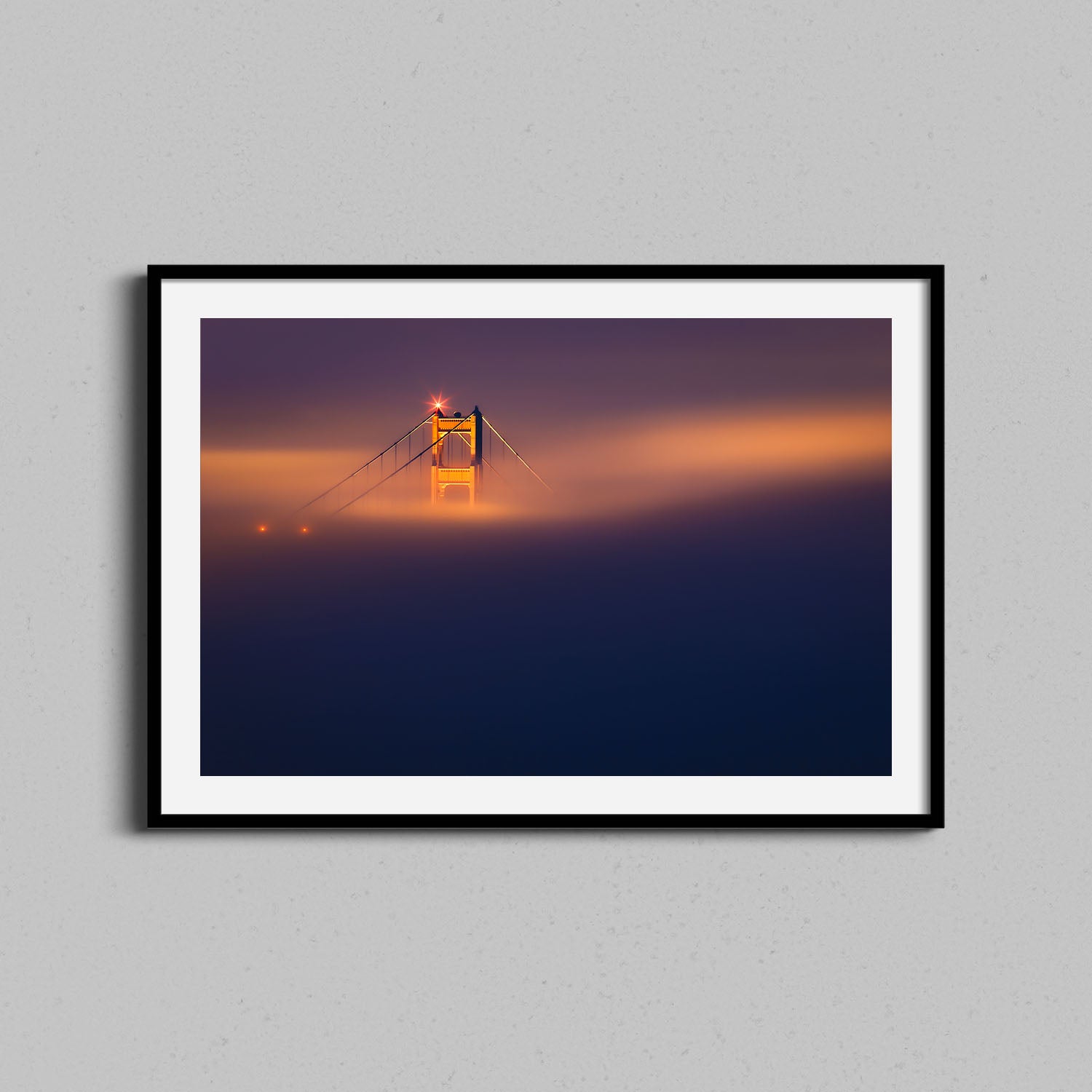 Golden Gate Fog Print