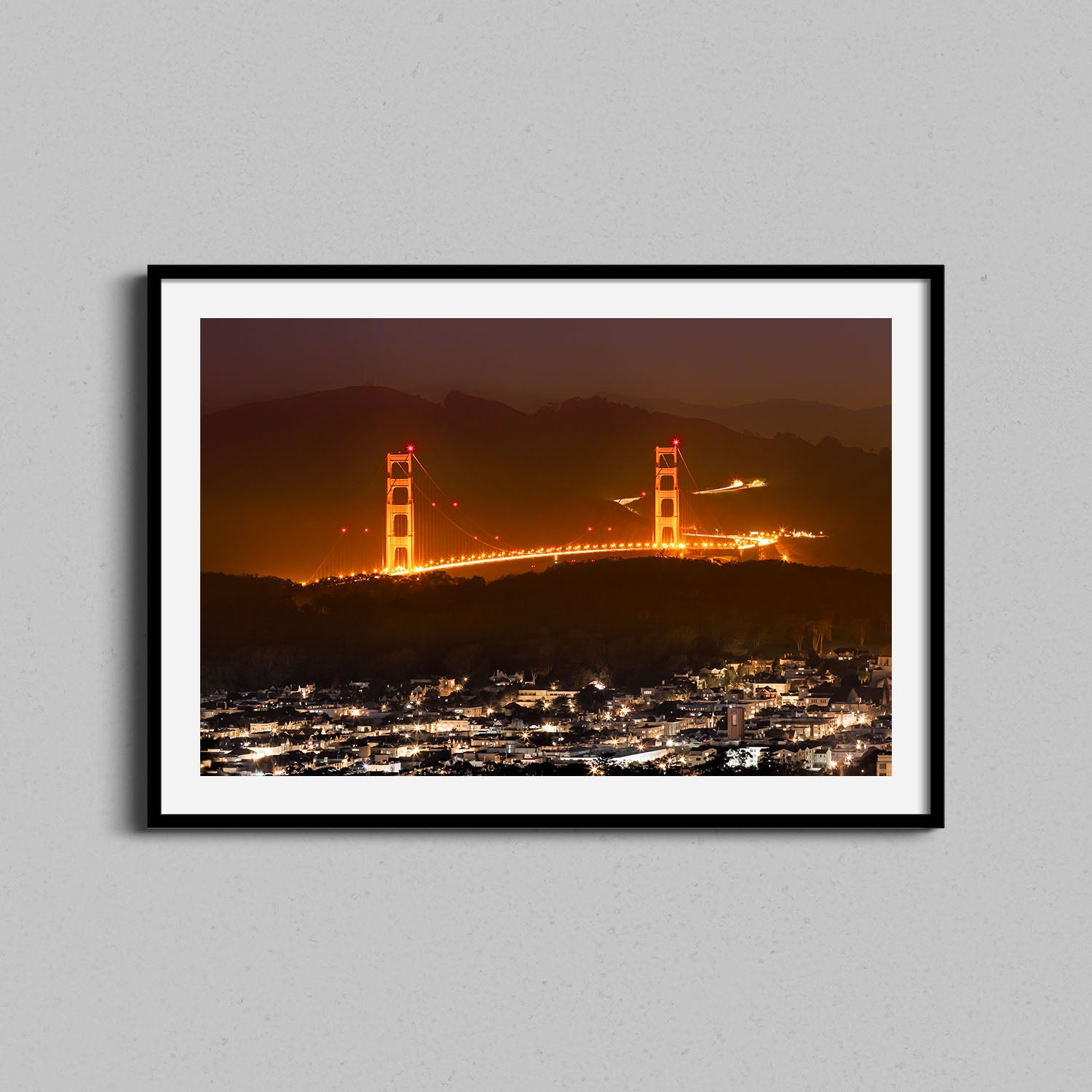 Golden Gate From Twin Peaks Print