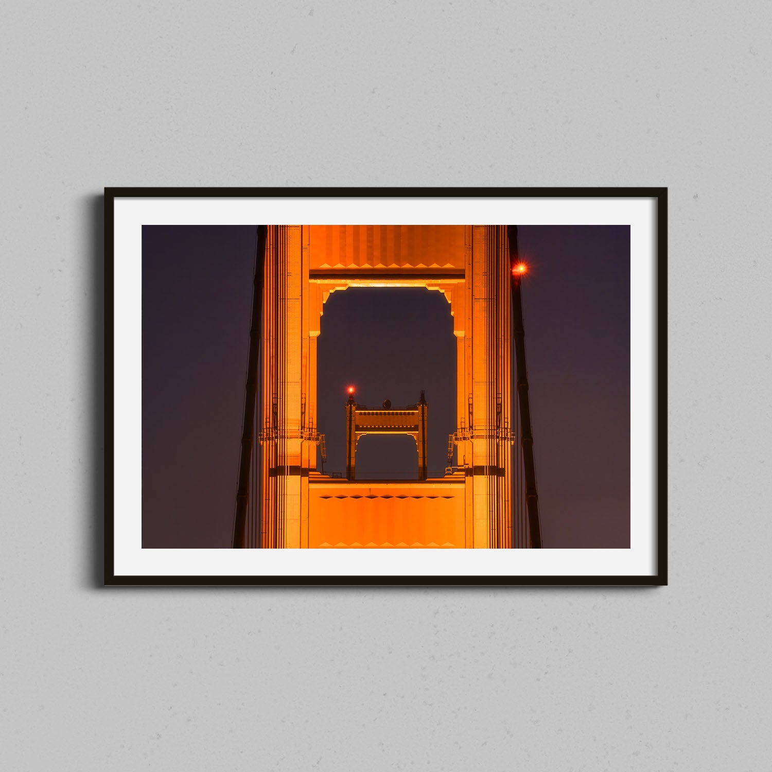 Framed Golden Gate Bridge Print