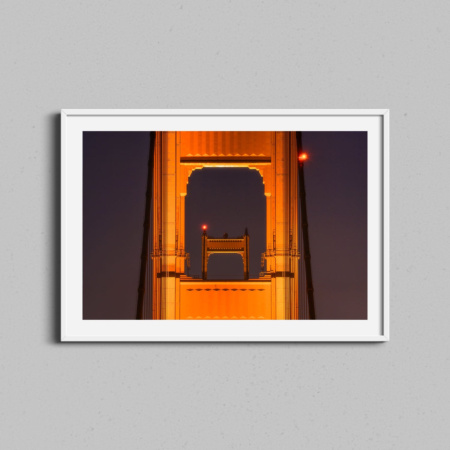 Framed Golden Gate Bridge Print