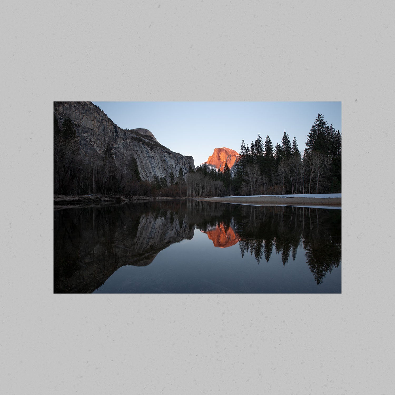 Half Dome Sunset Print