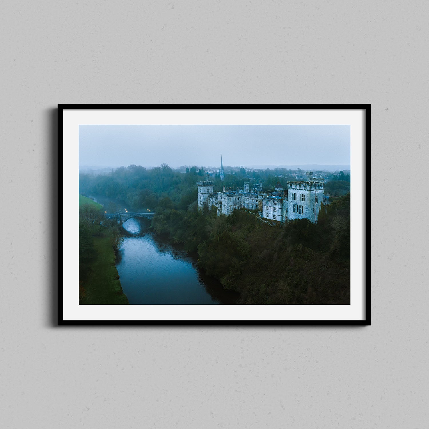 Lismore Castle and River Blackwater Ireland Print