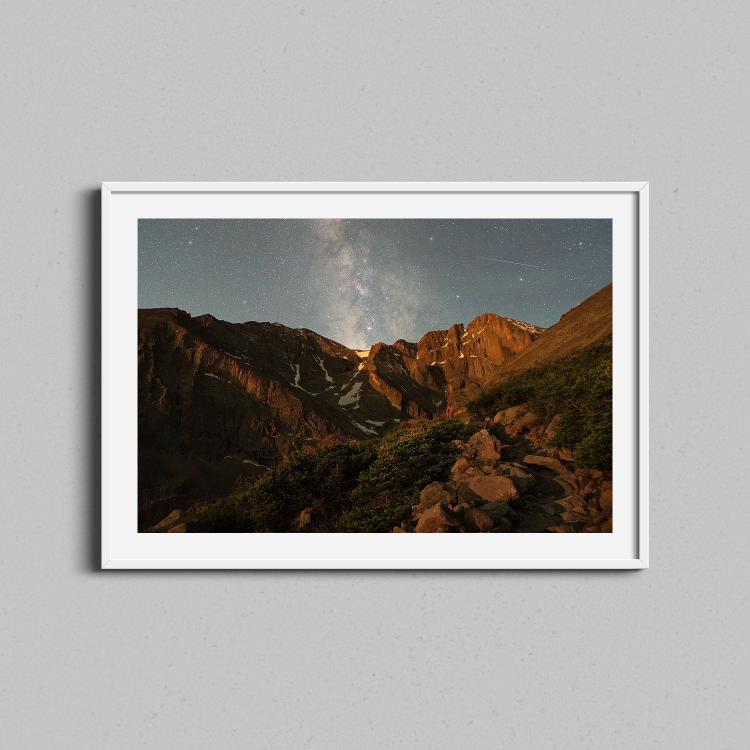 Longs Peak Night Sky Print