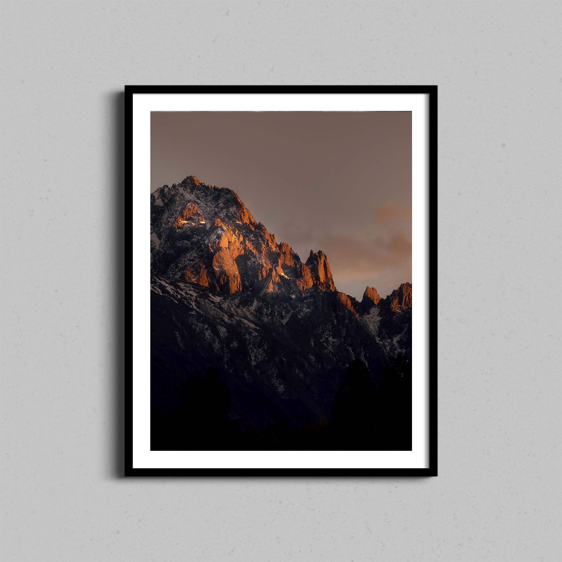 Mount Sneffels Sunset Light Print