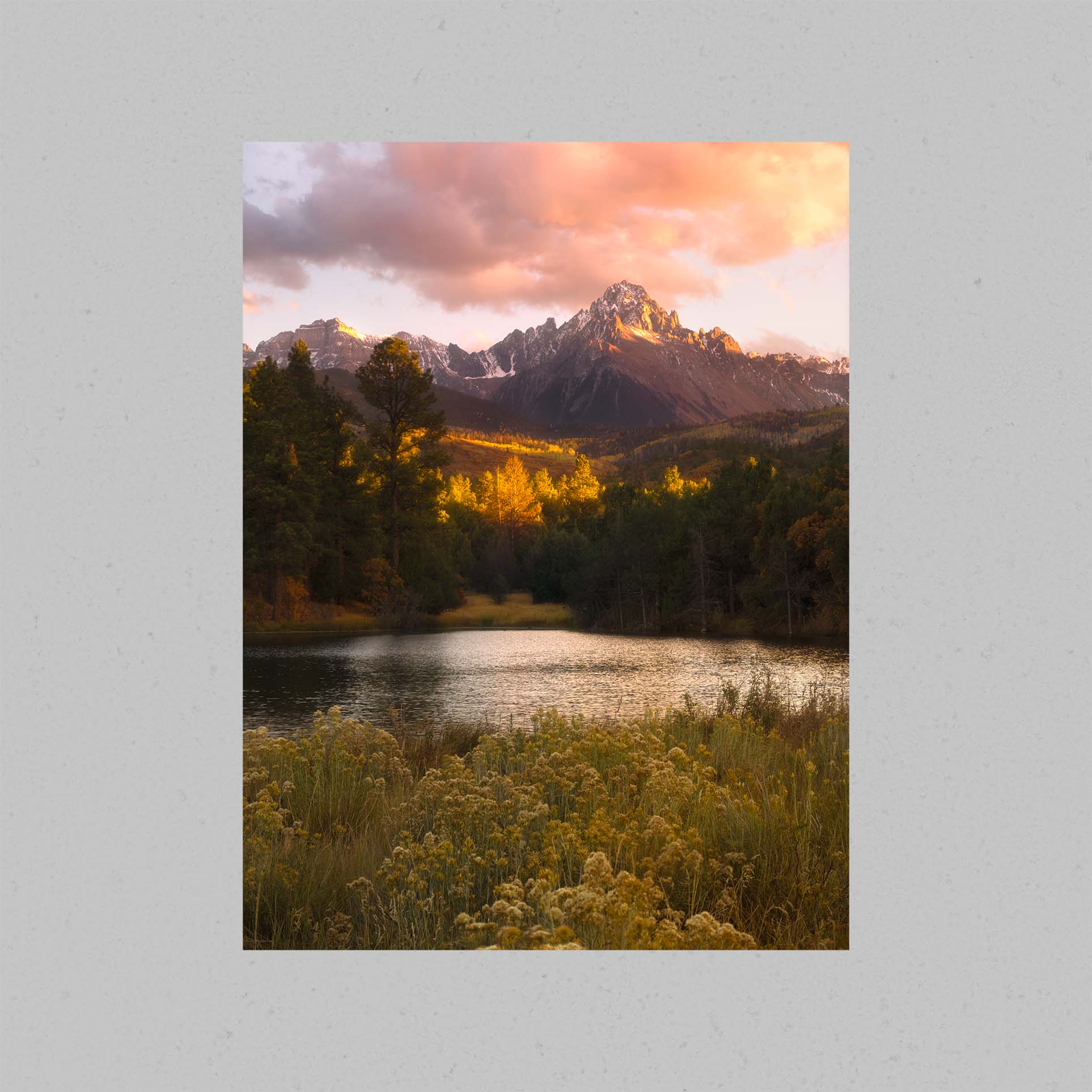 Mount Sneffels Pond Print