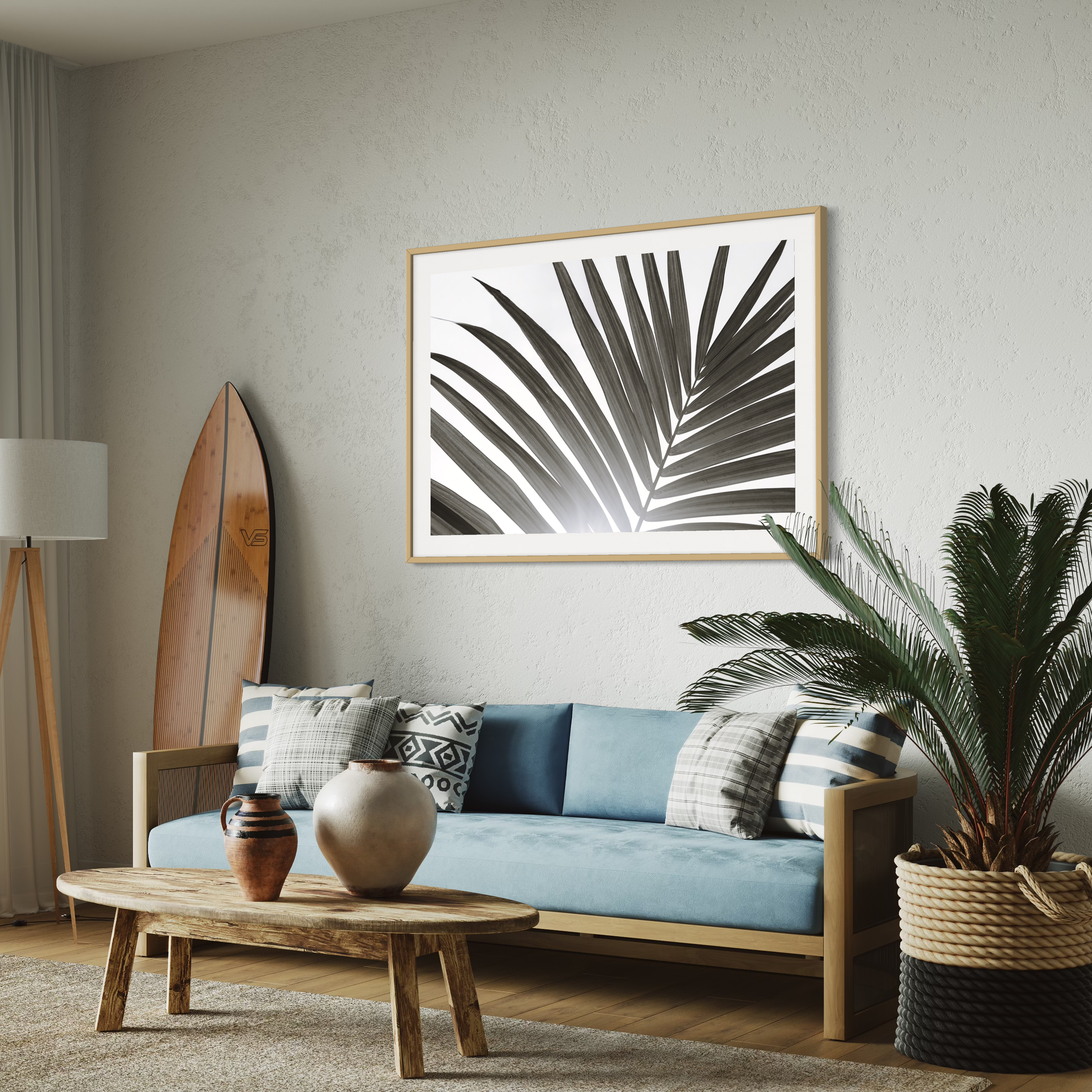 Palm Leaf Print