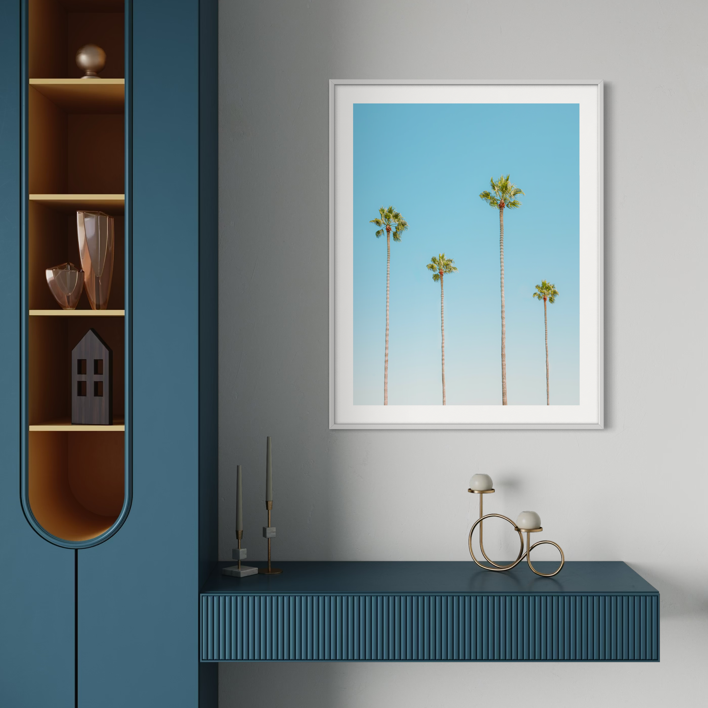 Four Palm Trees