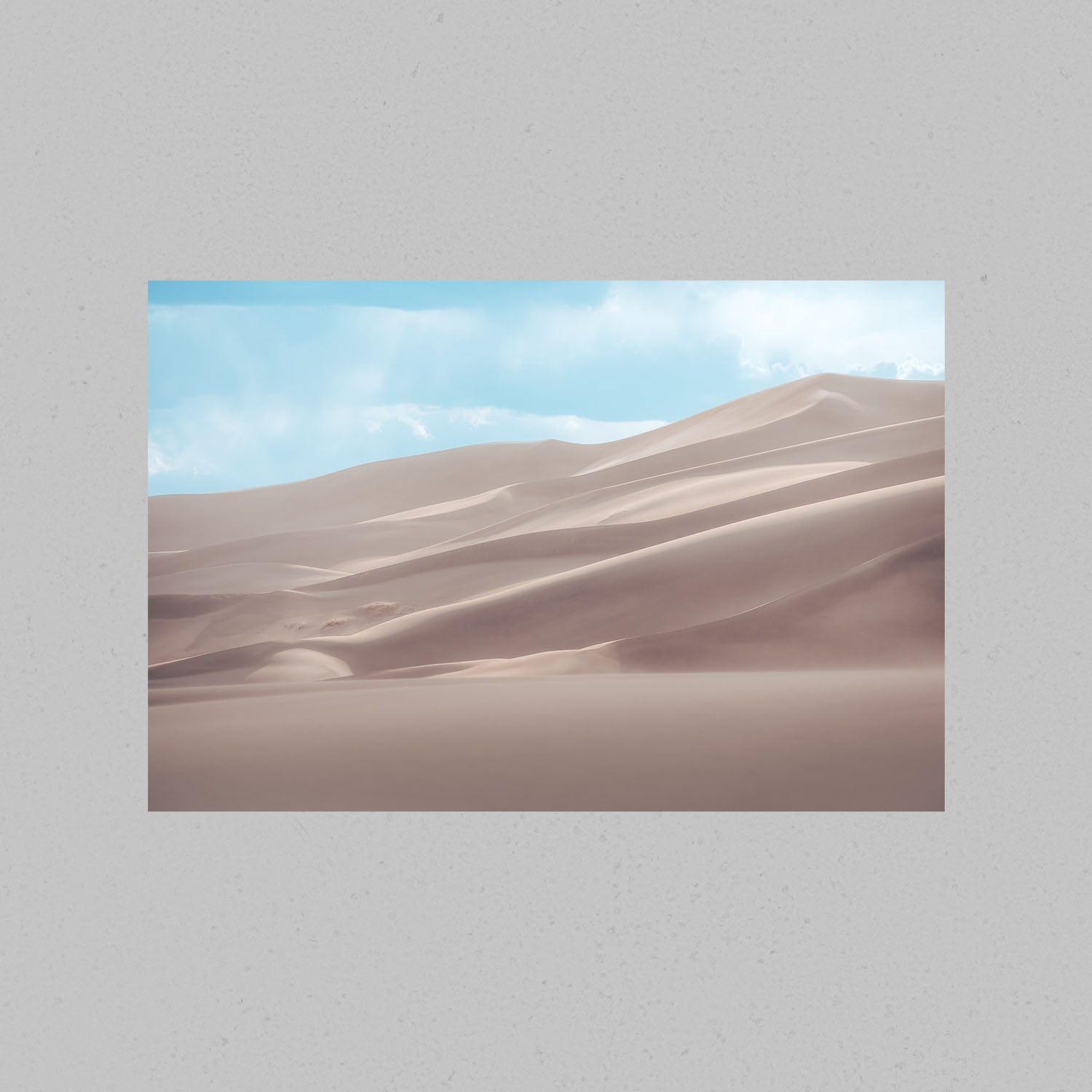 Pastel Sand Dunes Print